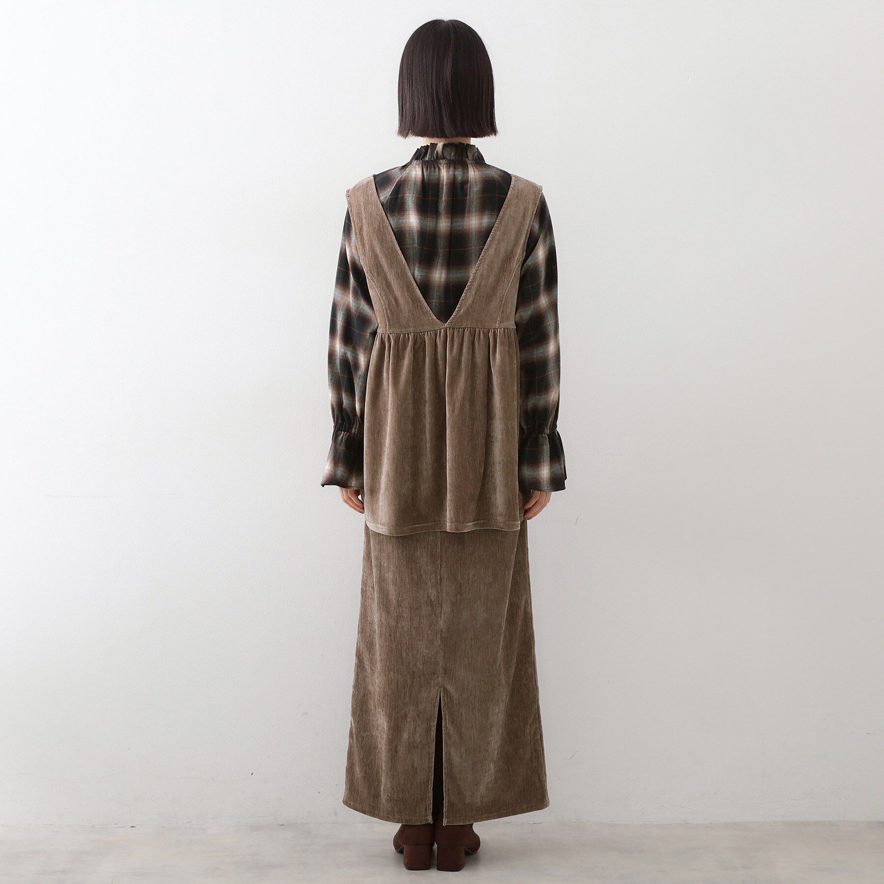 THE SHOP TK「ベロアセットアップ」|スーツ|