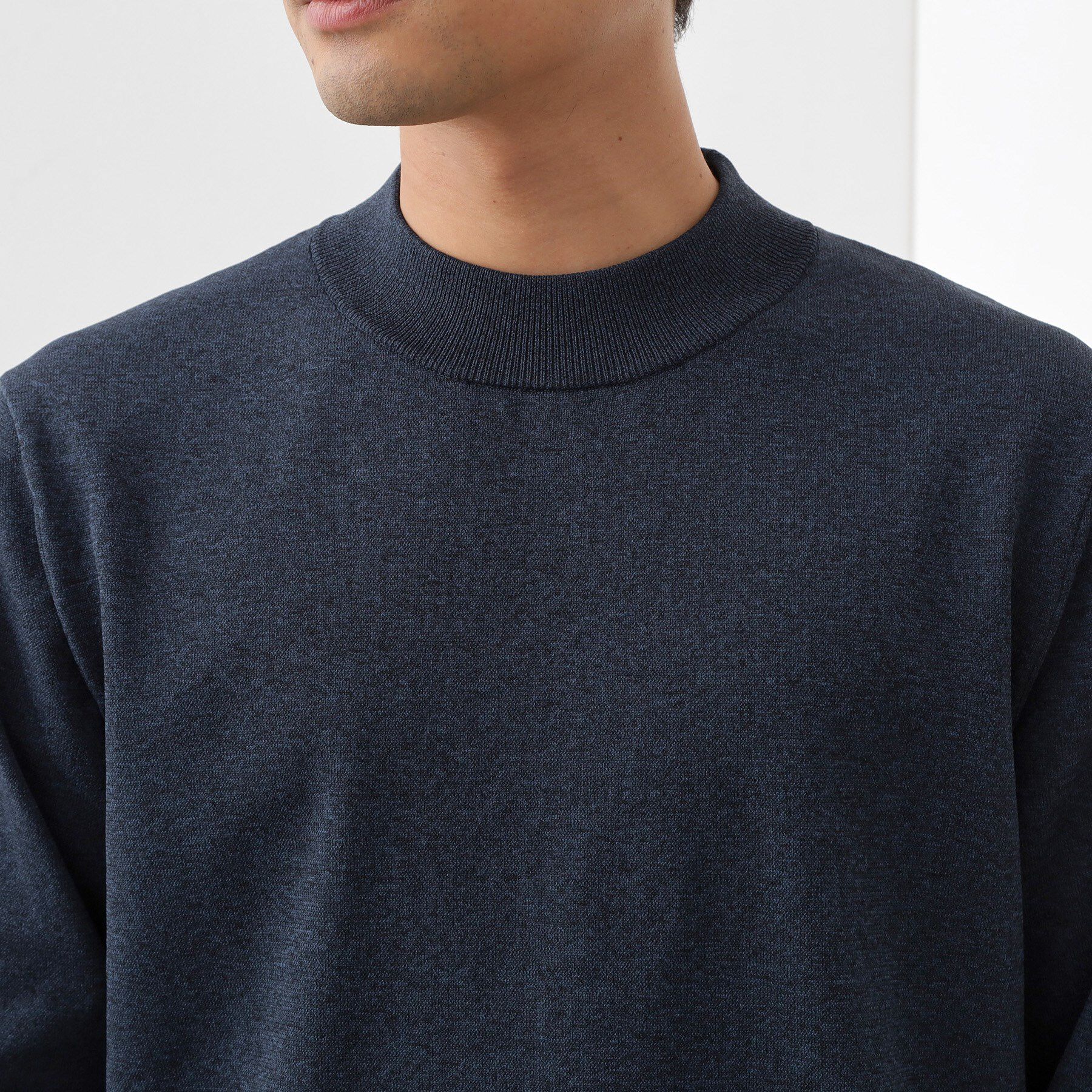 THE SHOP TK「【冬のビジネスシーンに最適】モックネックニット」|ニット・セーター|