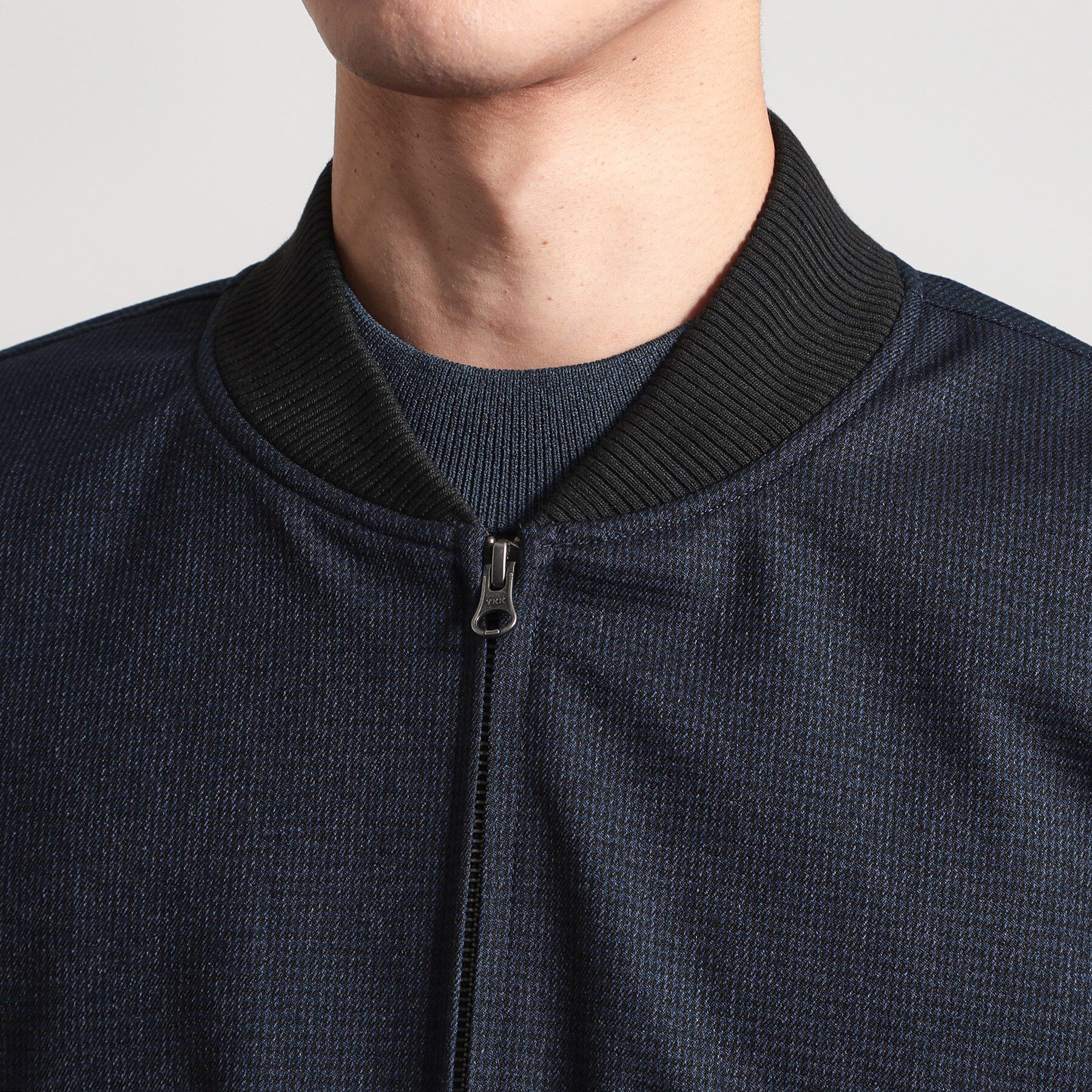 THE SHOP TK「【1ランク上の大人カジュアルに】異素材コンビ リブブルゾン」|ブルゾン・スタジャン|