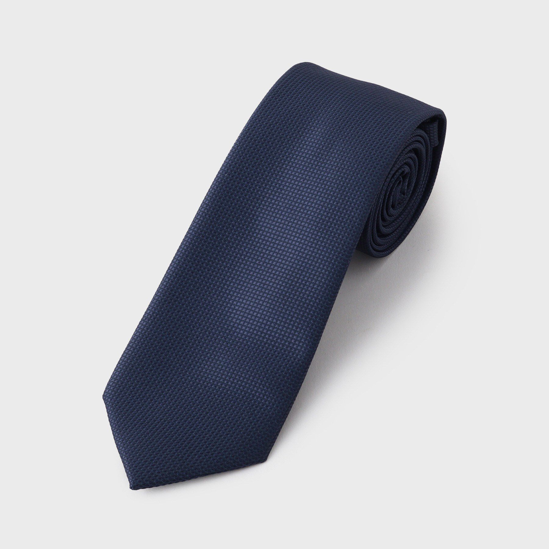 THE SHOP TK「鹿の子 ネクタイ 【洗濯機OK】」|ネクタイ・蝶ネクタイ|ネイビー(194)