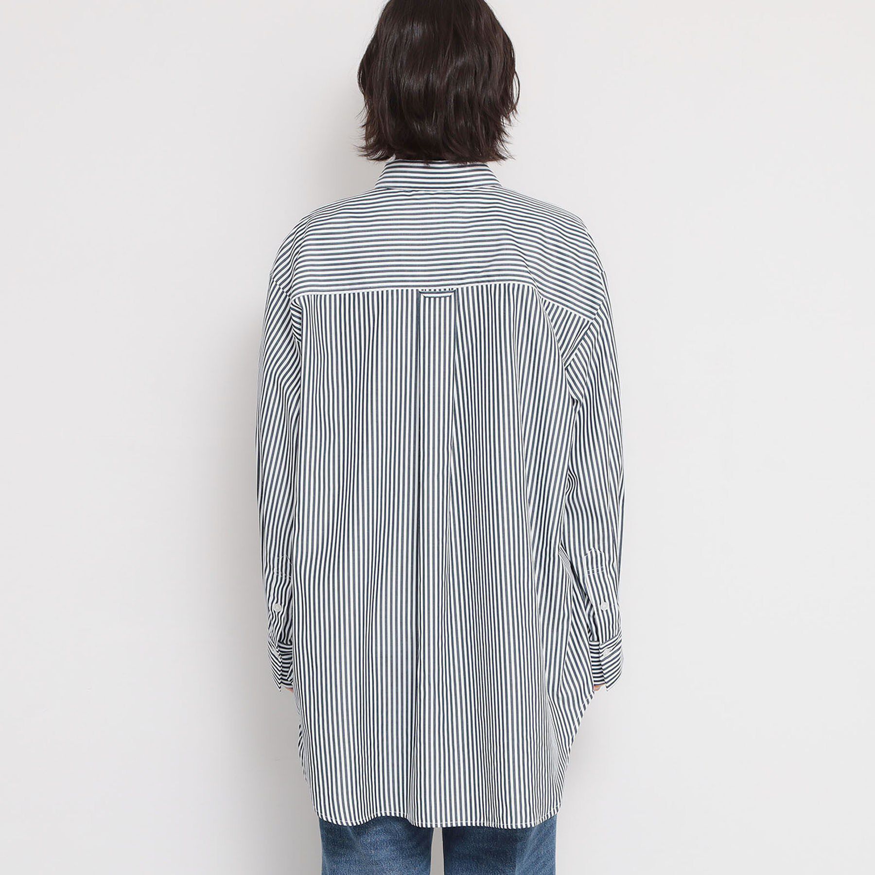 THE SHOP TK「ゆったりシルエットで体型カバー ロングシャツ」|シャツ・ブラウス|