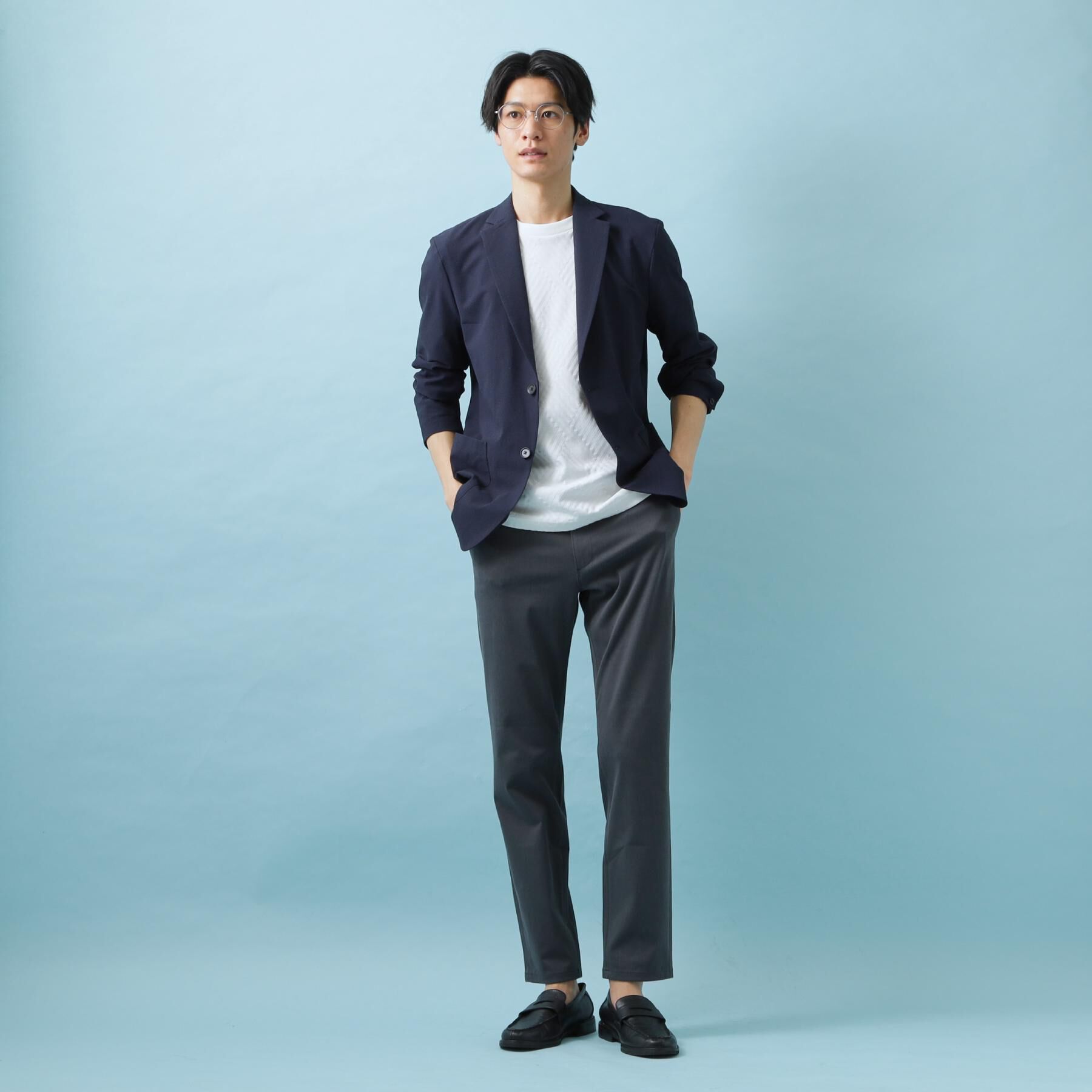 THE SHOP TK「【ひんやり快適ビジネス兼用パンツ】7DAYSパンツ COOL 接触冷感／ストレッチ／ON・OFF兼用」|その他|