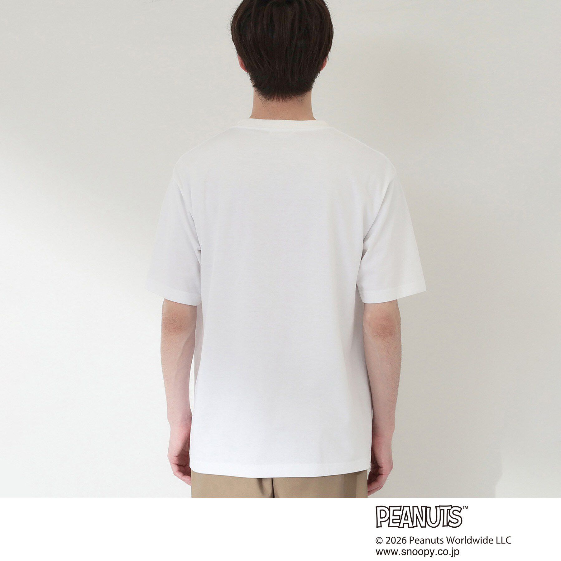 THE SHOP TK「PEANUTS ／ ピーナッツ スヌーピー さがら刺繍 半袖Tシャツ」|Tシャツ・カットソー|
