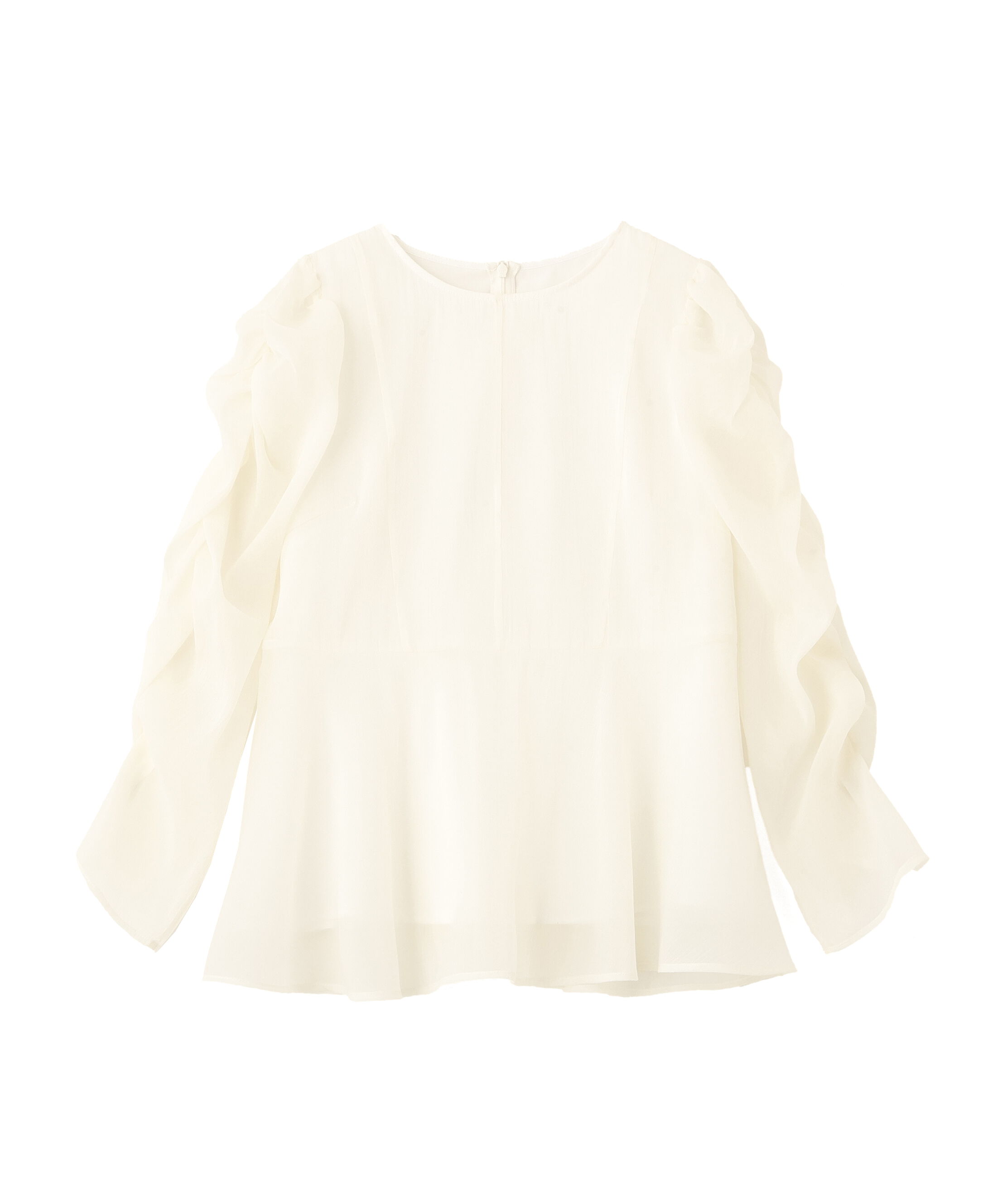  「シアーペプラムブラウス」|シャツ・ブラウス|