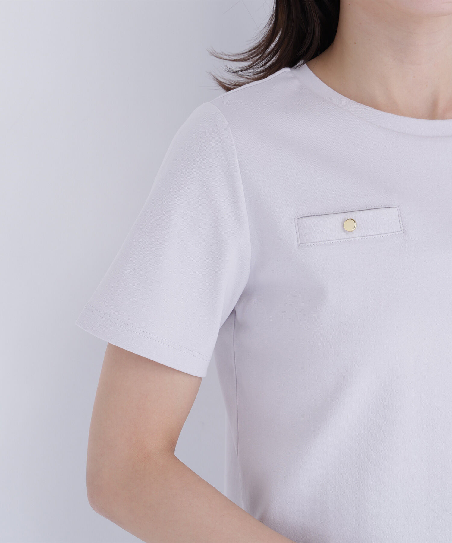  「ベーシックTシャツ フェイクポケット付き」|Tシャツ・カットソー|