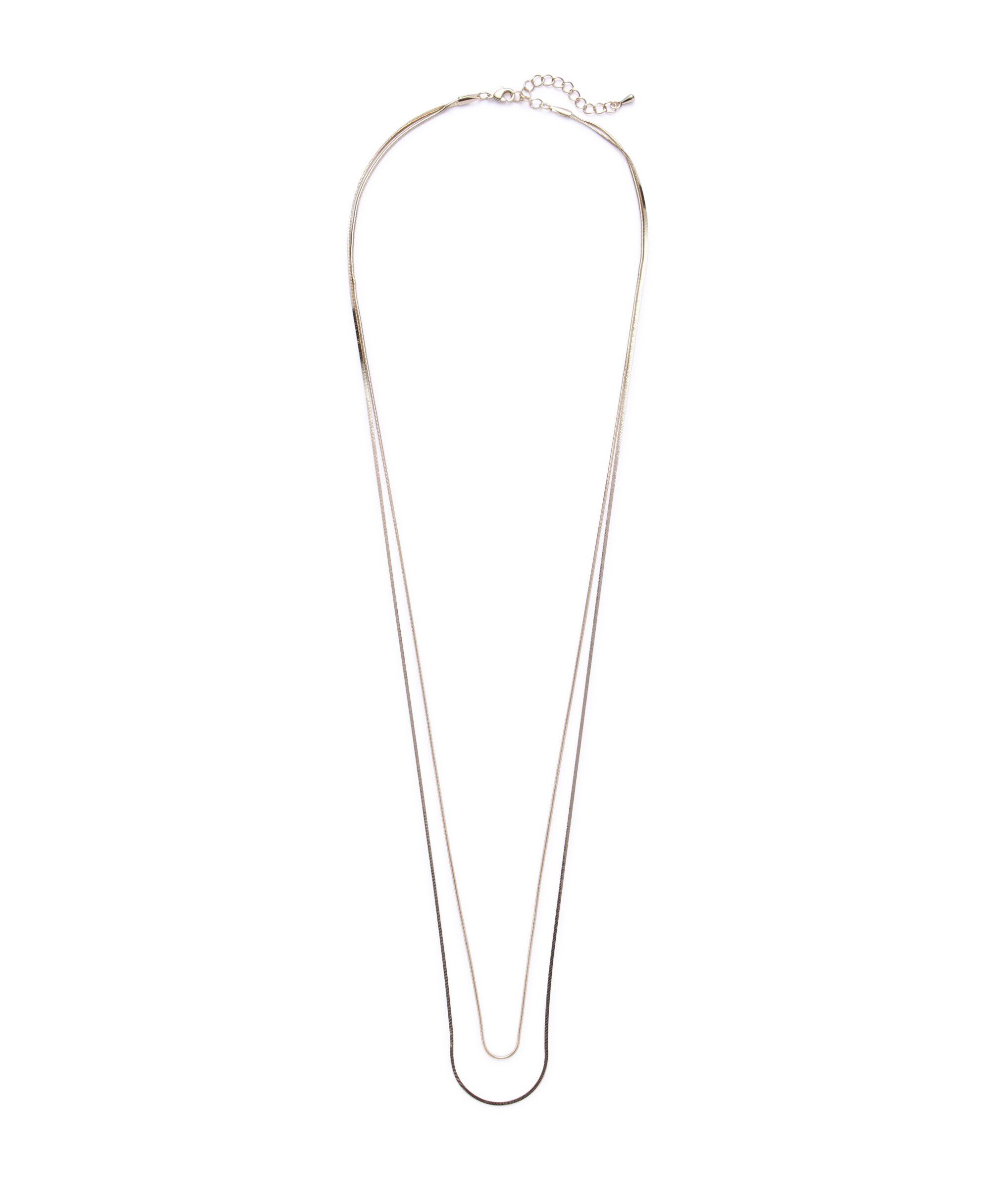  「シンプルダブルロングネックレス」|その他|