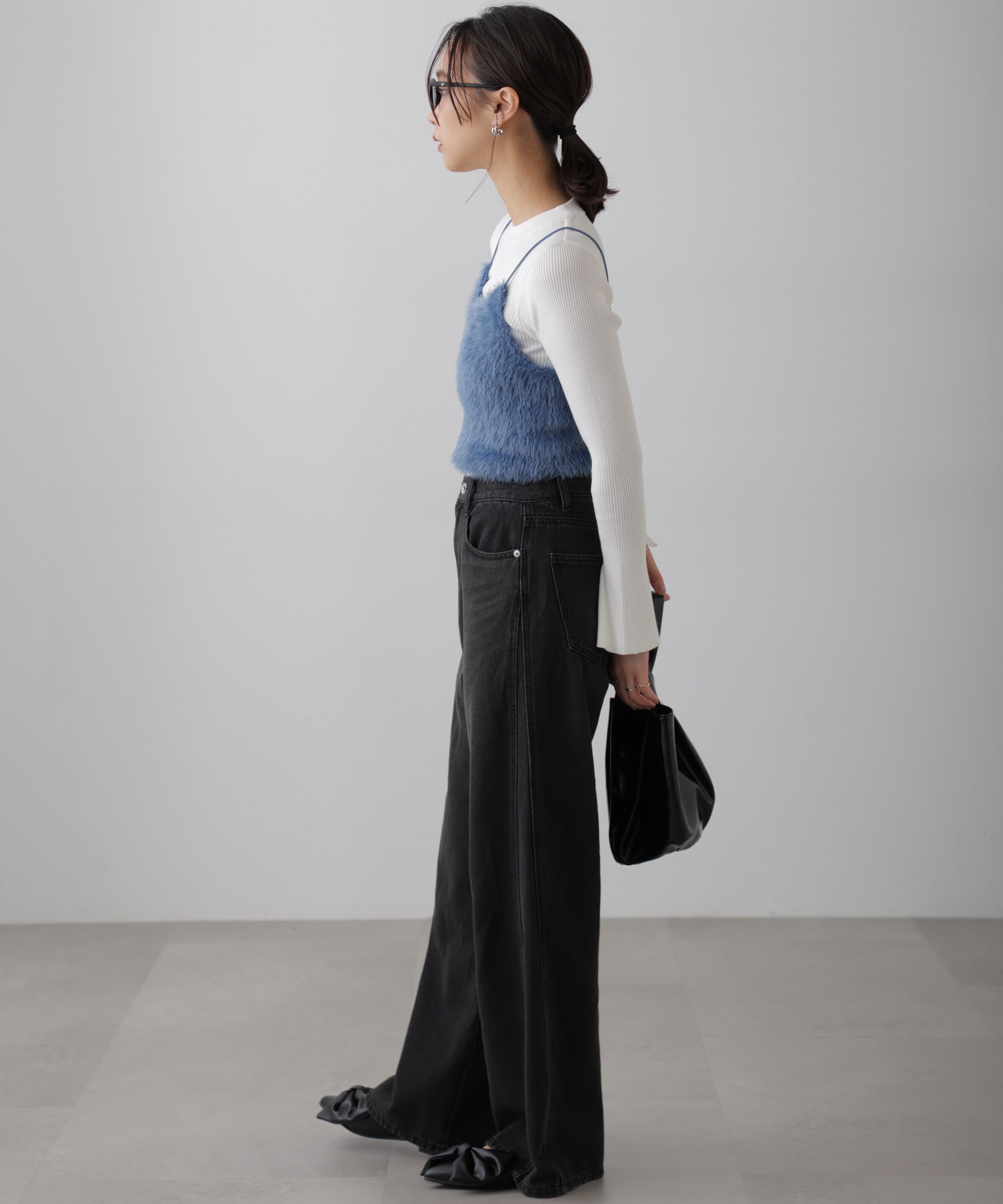  「〈洗える〉マシンウォッシャブルクルーネックニット」|ニット・セーター|