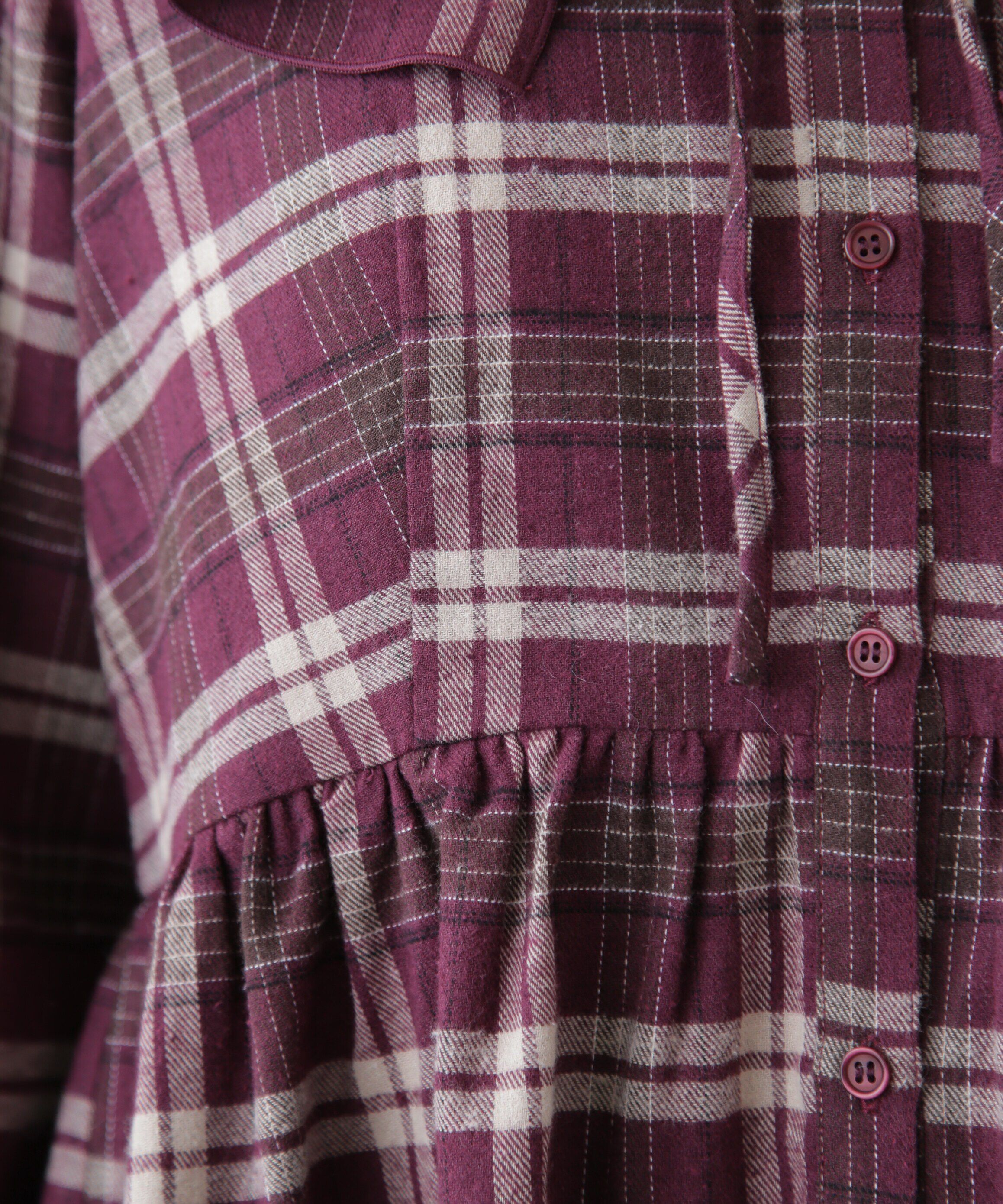  「フリル襟ペプラムシャツ」|シャツ・ブラウス|