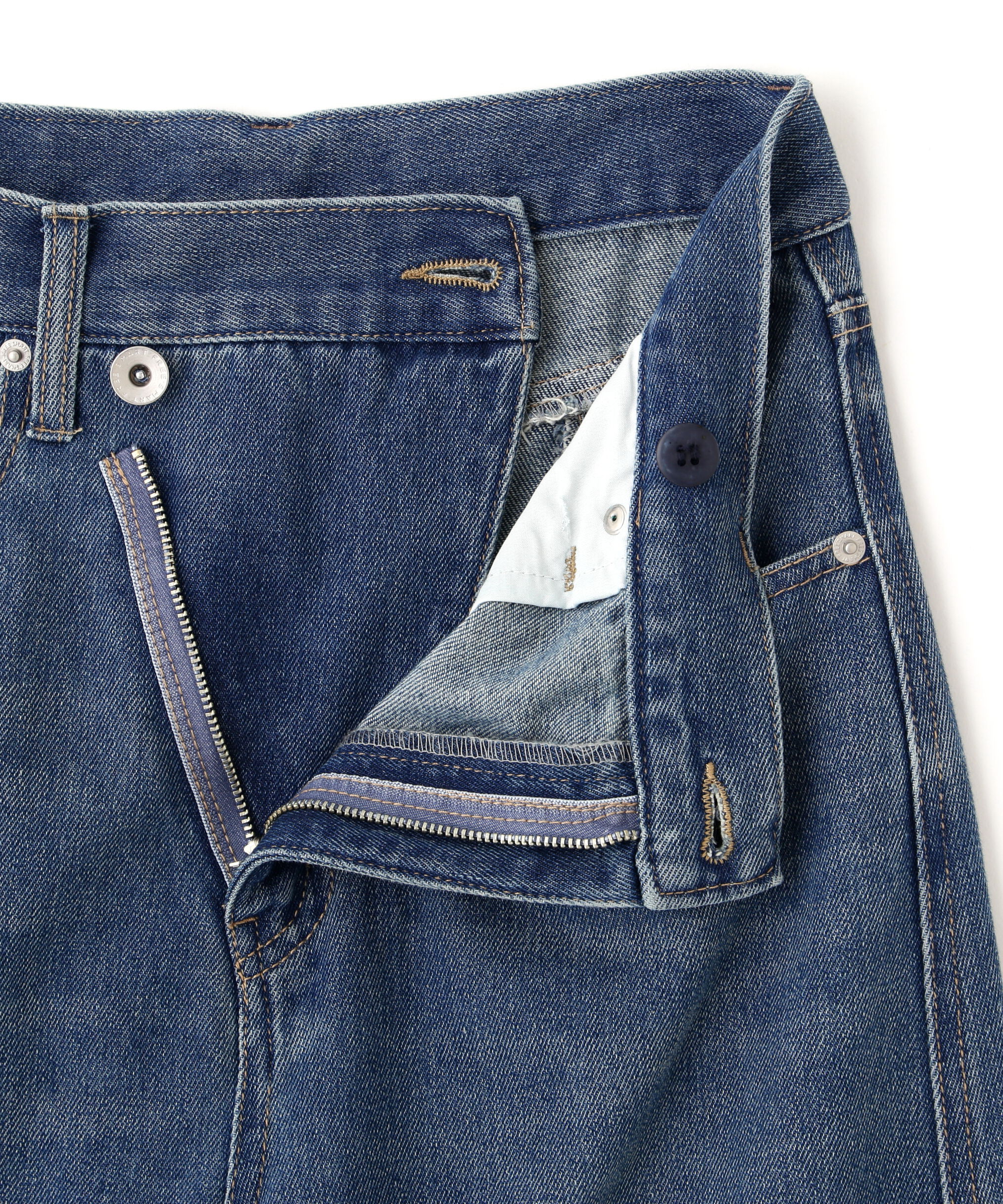  「[低身長サイズ/Sシリーズ]アシメベルトコクーンデニムパンツ」|その他|