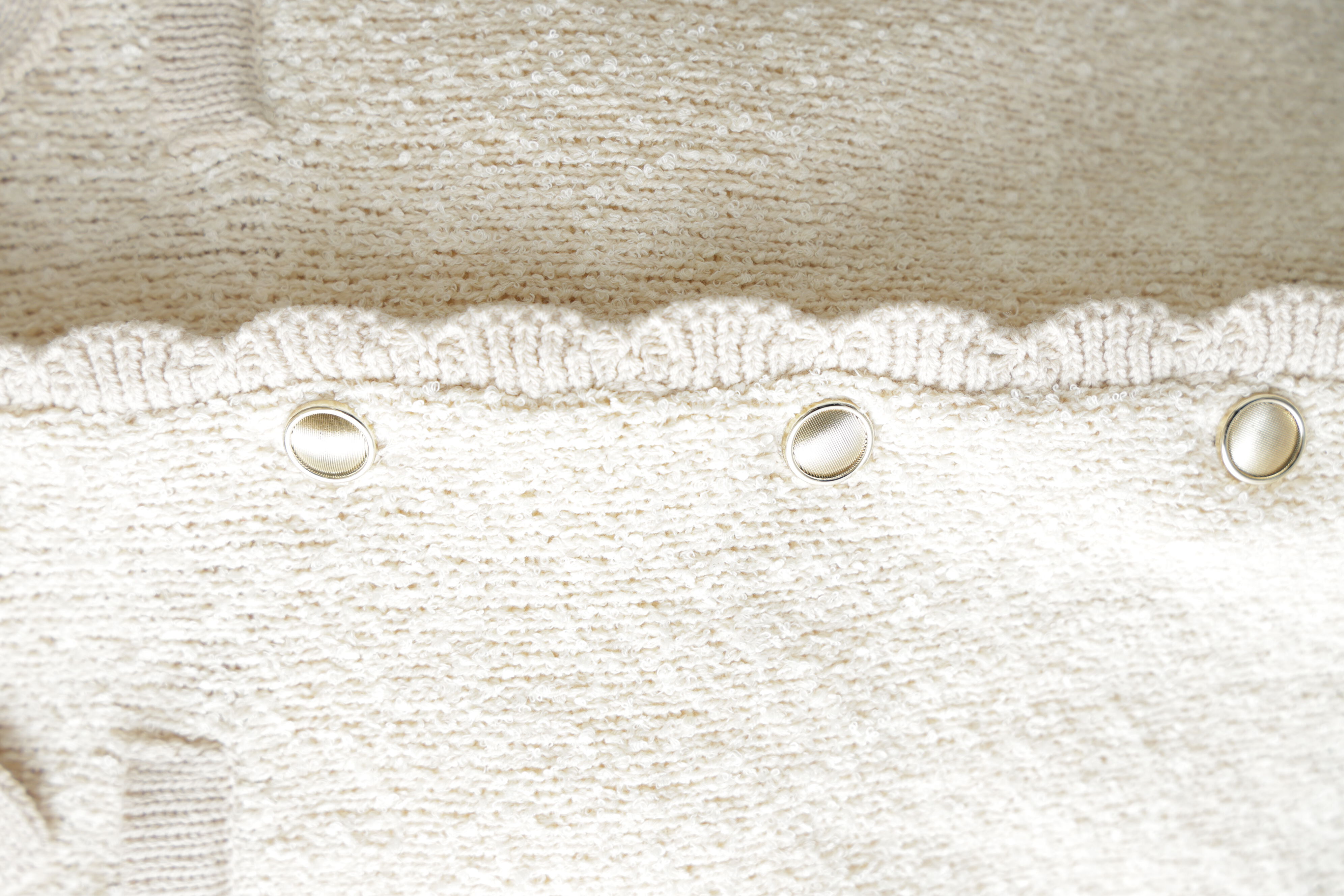  「ミニブークレツイードライクニットカーディガン」|ニット・セーター|