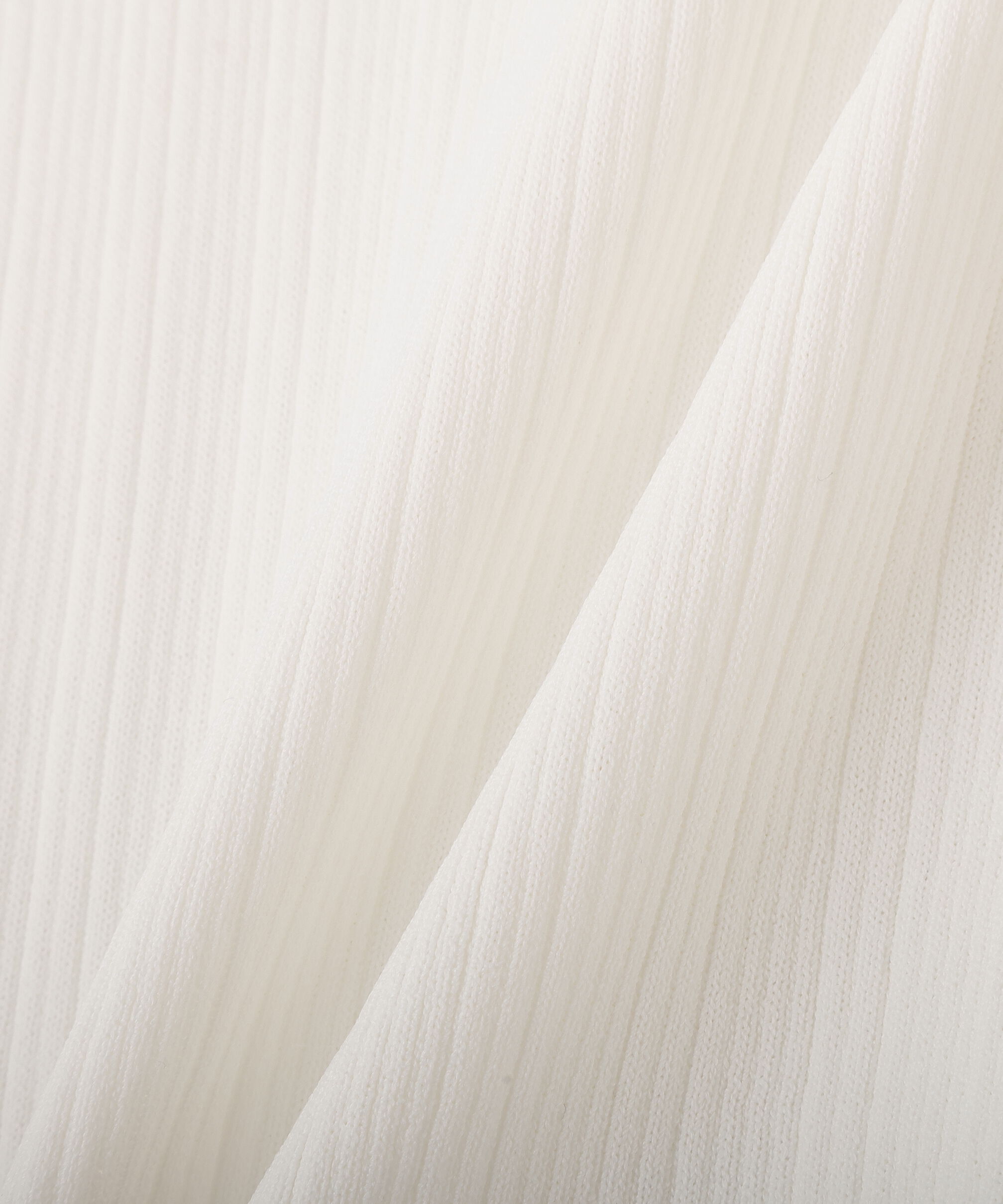  「シアートリムボトルネックノースリーブニット」|ニット・セーター|