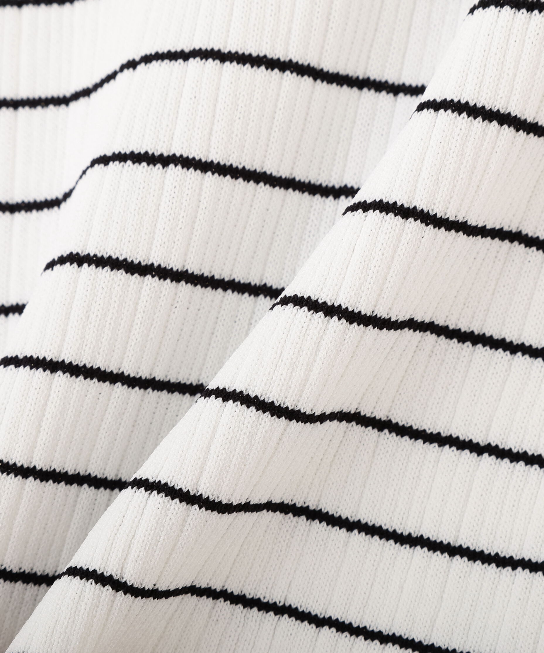  「シアートリムボトルネックノースリーブニット」|ニット・セーター|