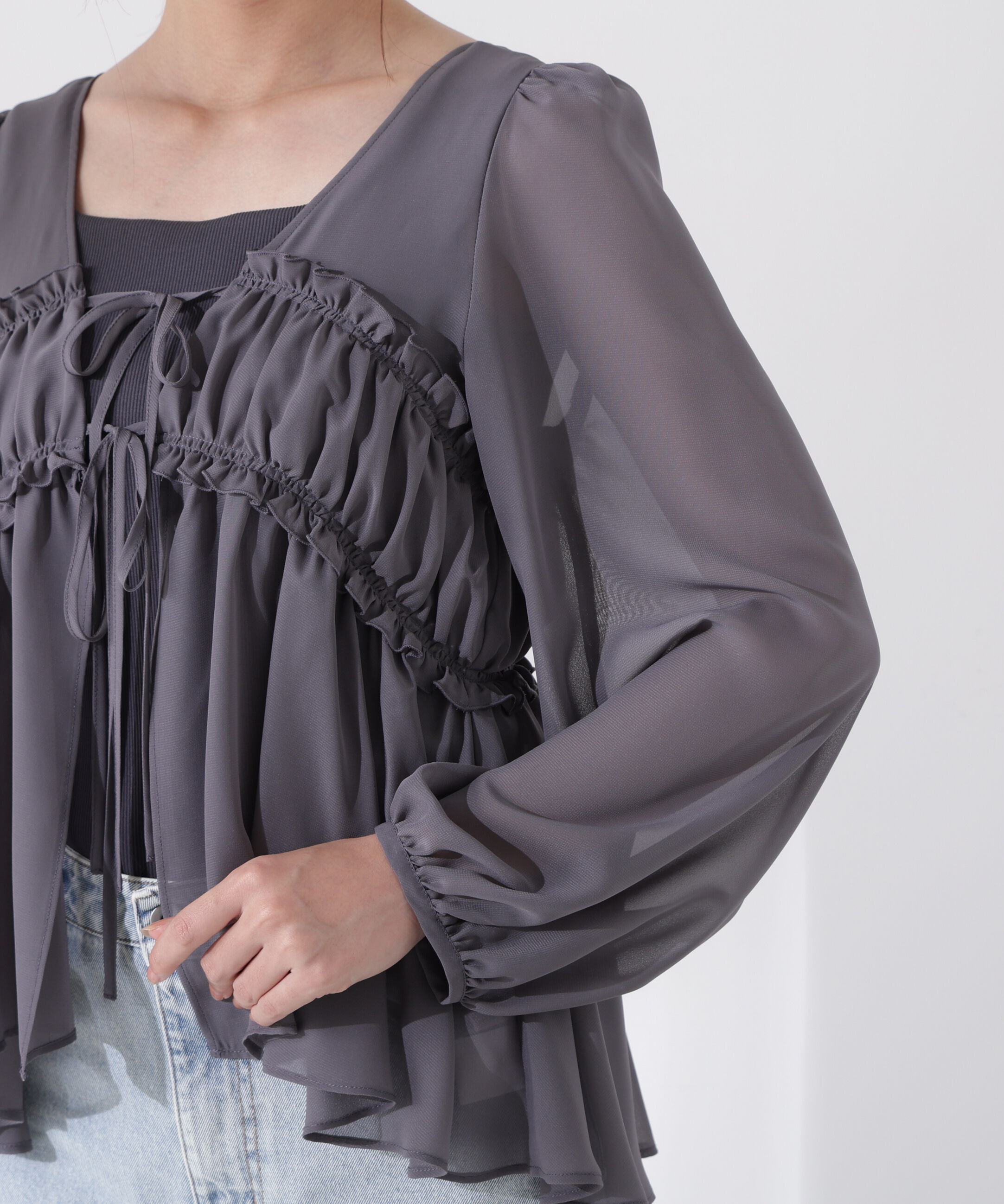 PROPORTION BODY DRESSING「シフォンブラウス」|シャツ・ブラウス|