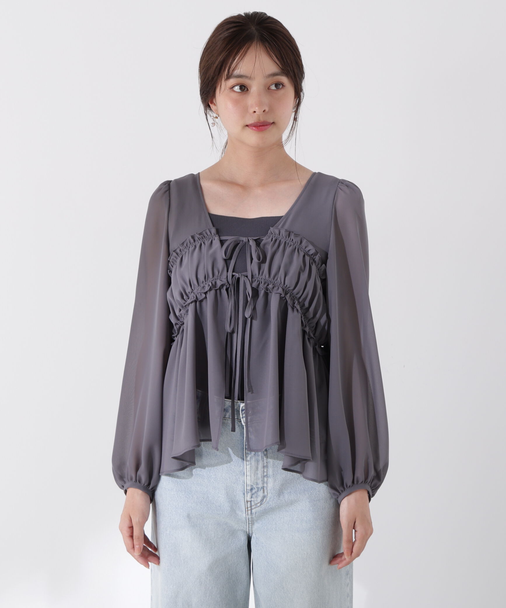 PROPORTION BODY DRESSING「シフォンブラウス」|シャツ・ブラウス|