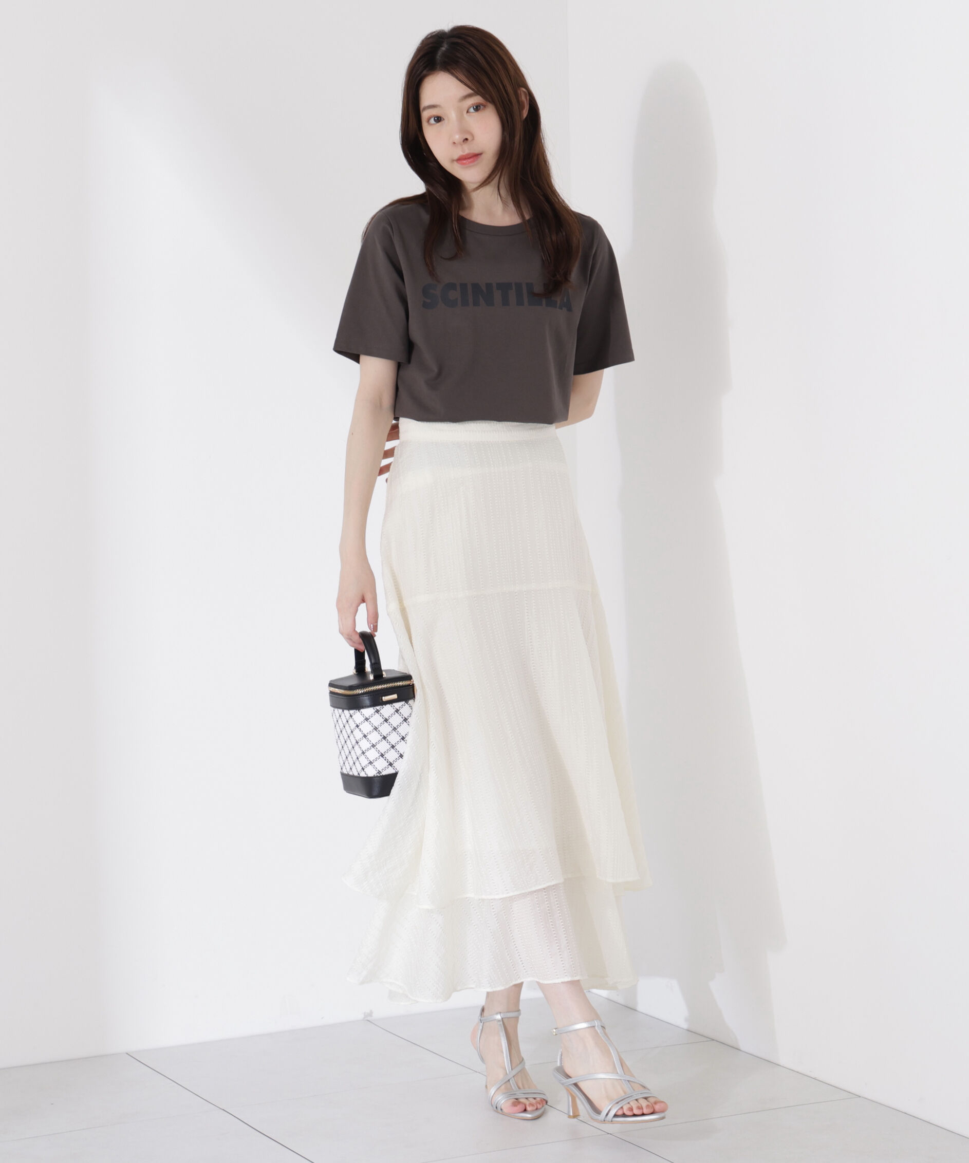PROPORTION BODY DRESSING「＜ウォッシャブル＞ゴシックロゴTシャツ」|Tシャツ・カットソー|