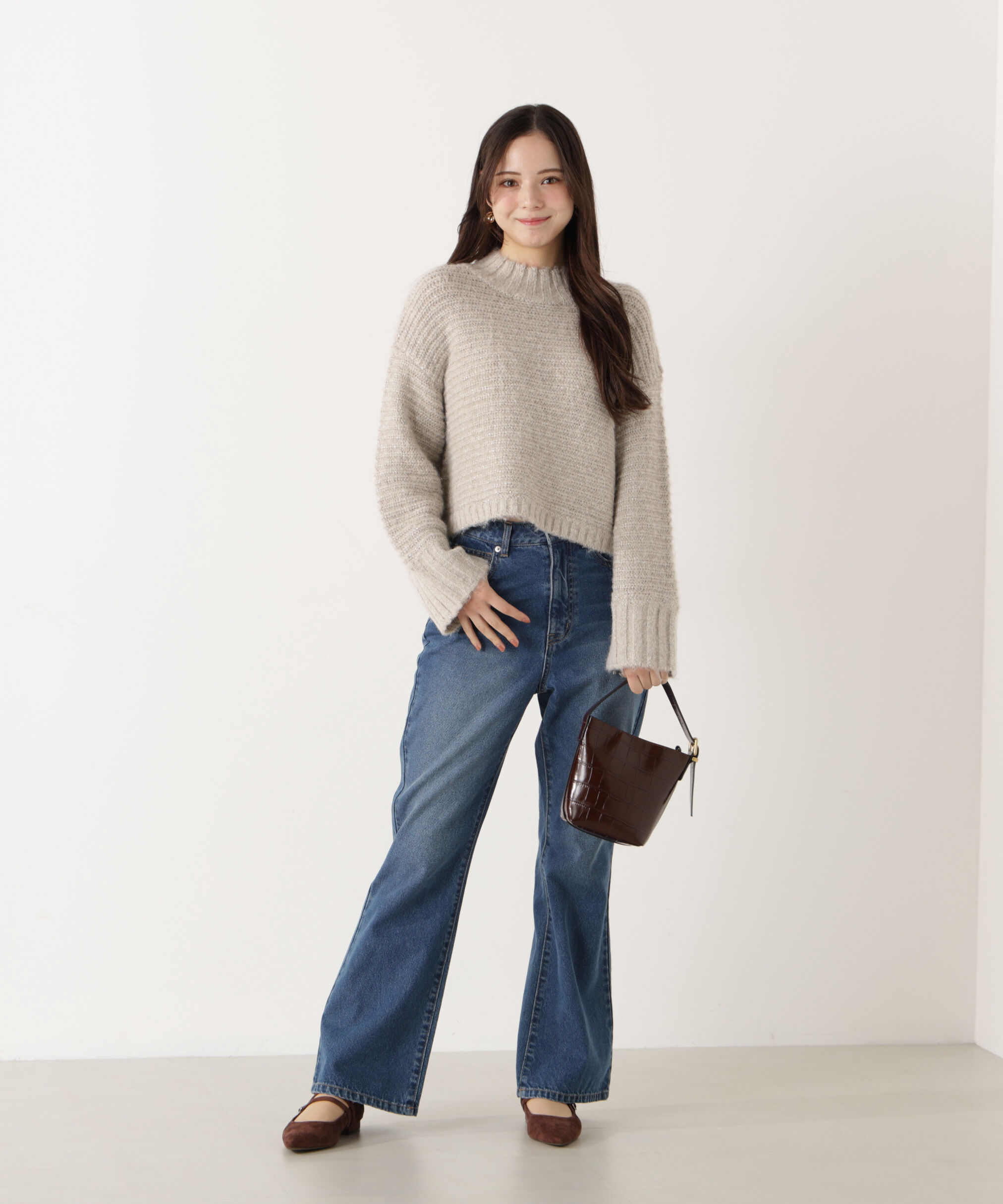 PROPORTION BODY DRESSING「ブーツカットデニムパンツ」|その他|ブルー1