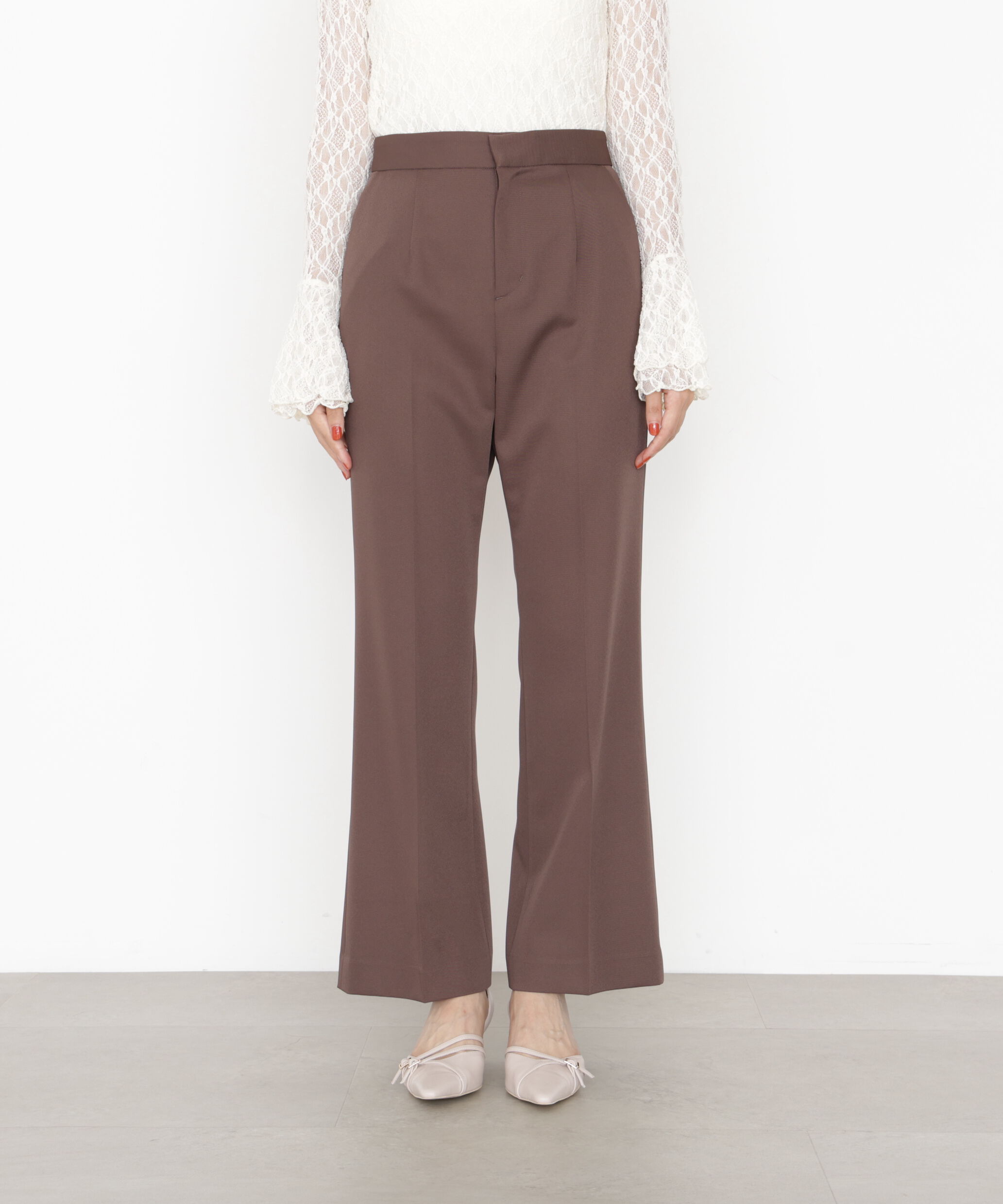 PROPORTION BODY DRESSING「美ラインフレアパンツ 25AW」|その他|