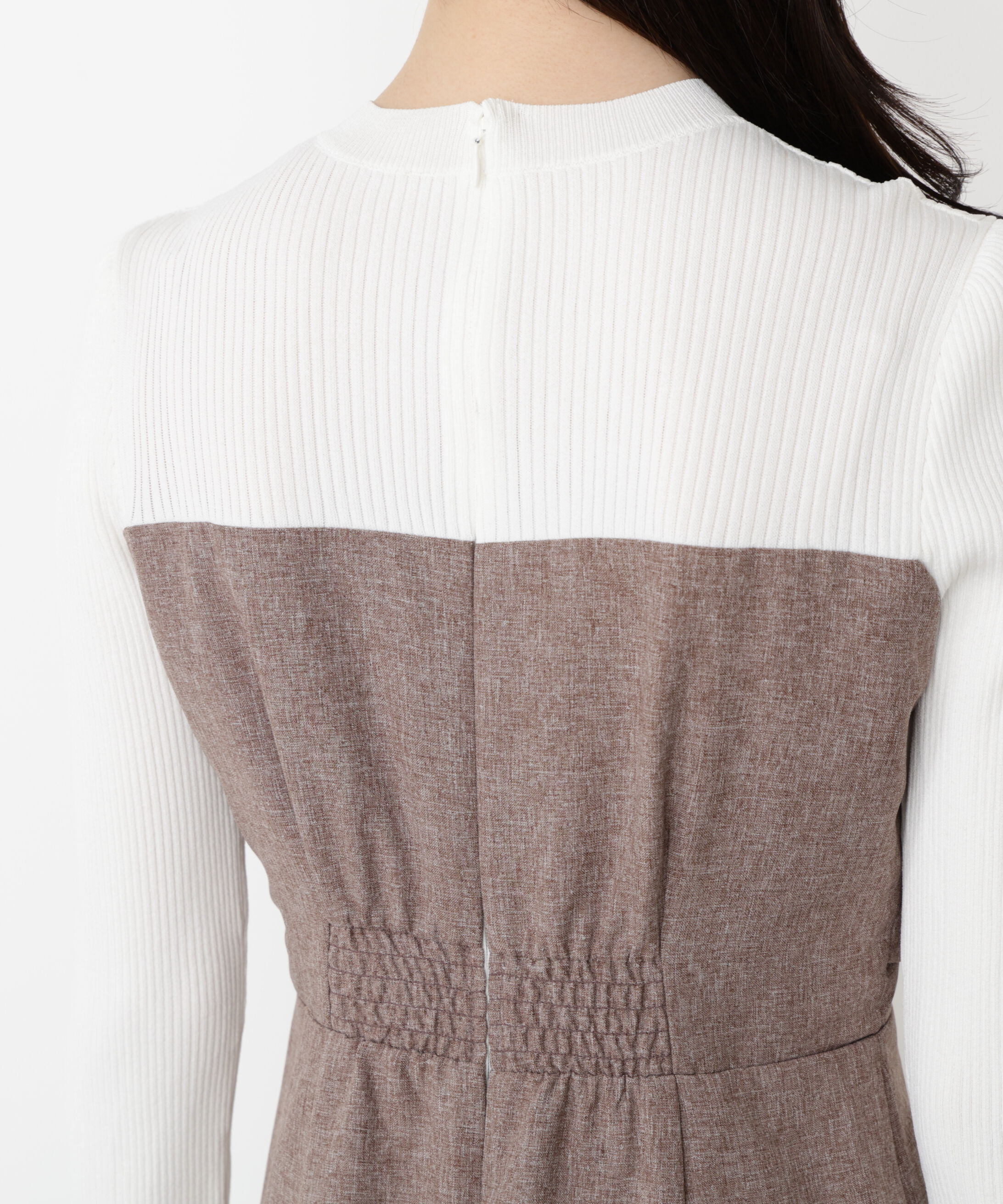 PROPORTION BODY DRESSING「フロントリボンドッキングワンピース 25AW」|ワンピース|