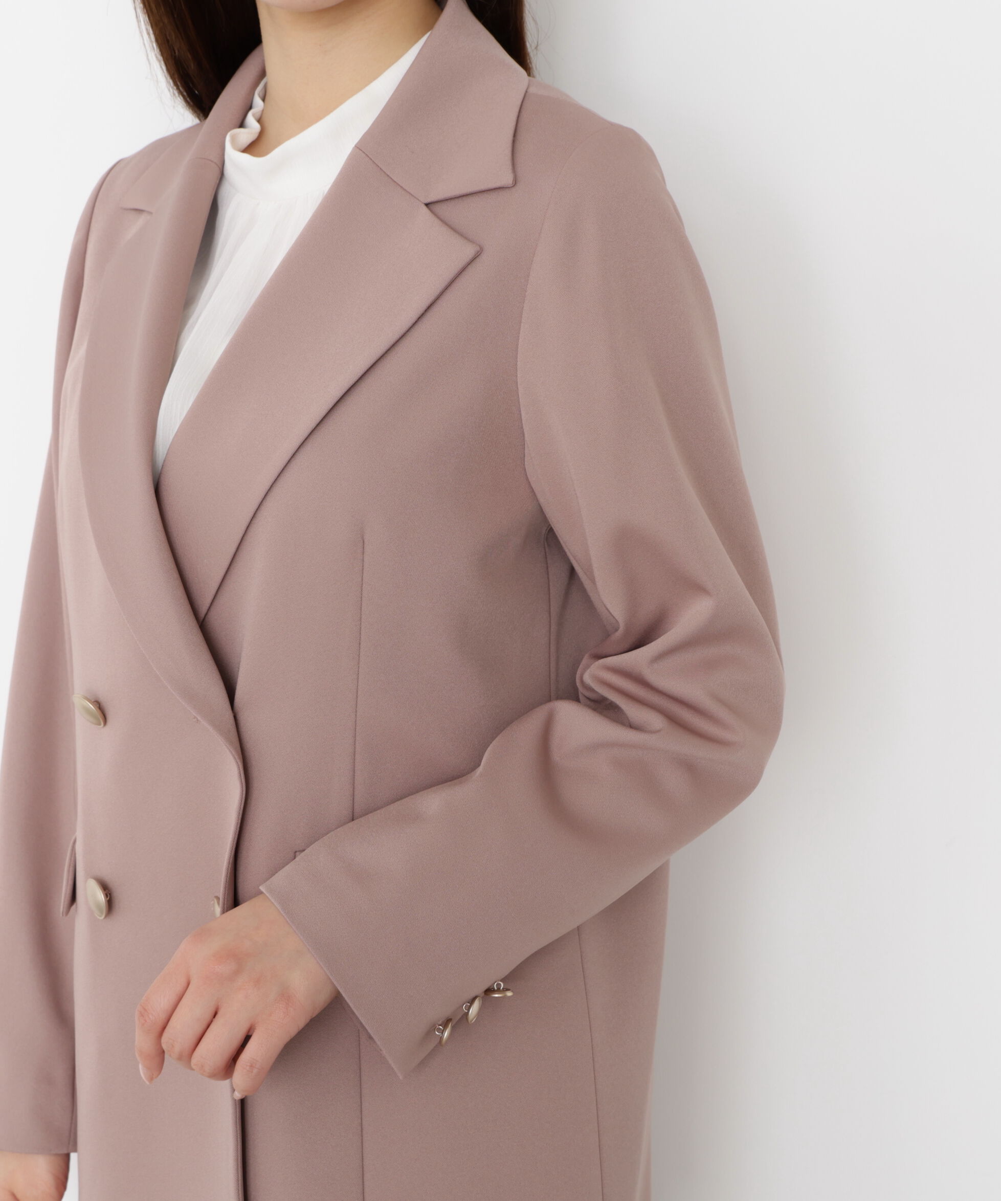 PROPORTION BODY DRESSING「ゴールド釦ダブルブレストジャケット 25AW」|その他|