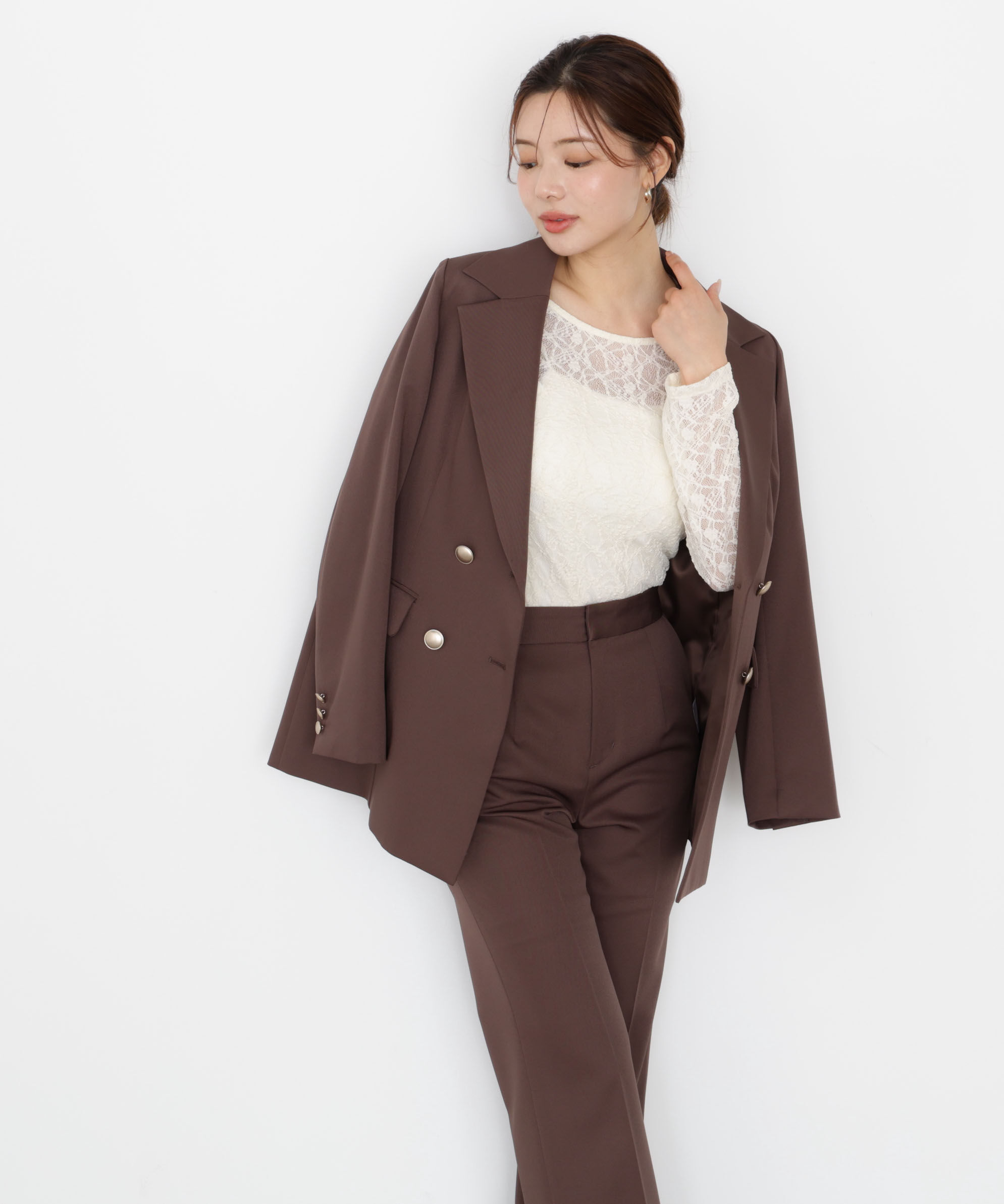 PROPORTION BODY DRESSING「ゴールド釦ダブルブレストジャケット 25AW」|その他|