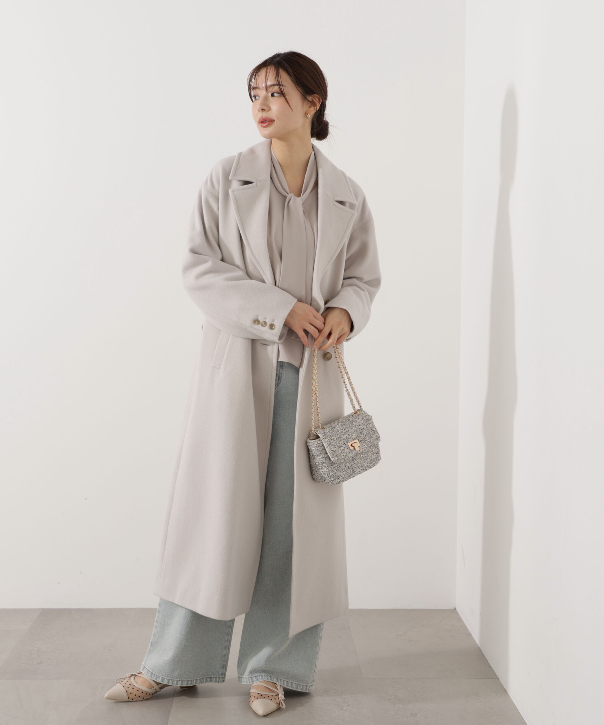 PROPORTION BODY DRESSING「ダブル釦チェスターコート 25AW」|その他|