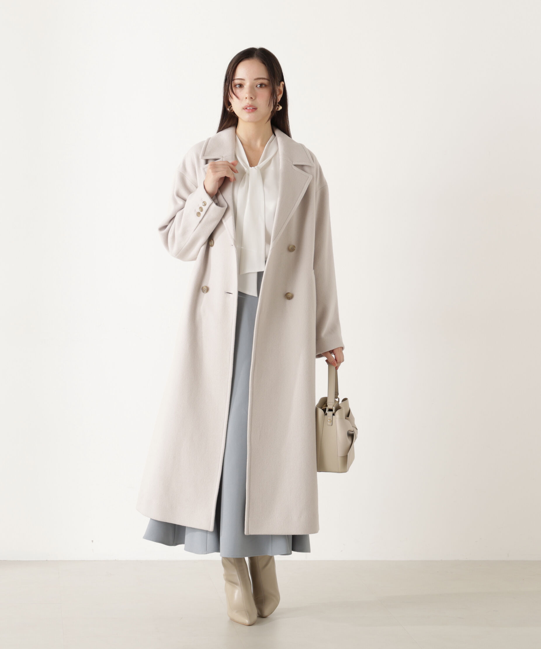 PROPORTION BODY DRESSING「＜ウォッシャブル＞2wayリボンタック付きブラウス」|シャツ・ブラウス|