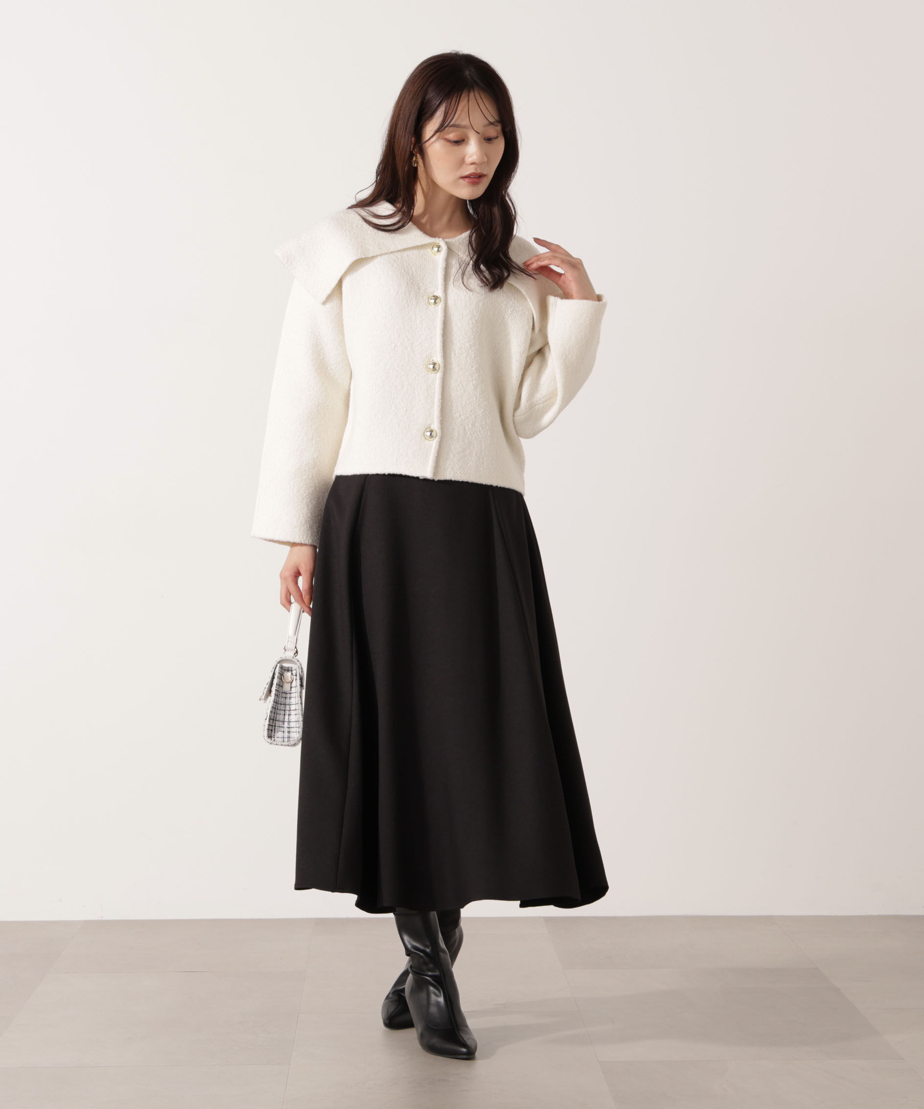 PROPORTION BODY DRESSING「＜ウォッシャブル＞ウィンターフレアースカート 25AW」|スカート|