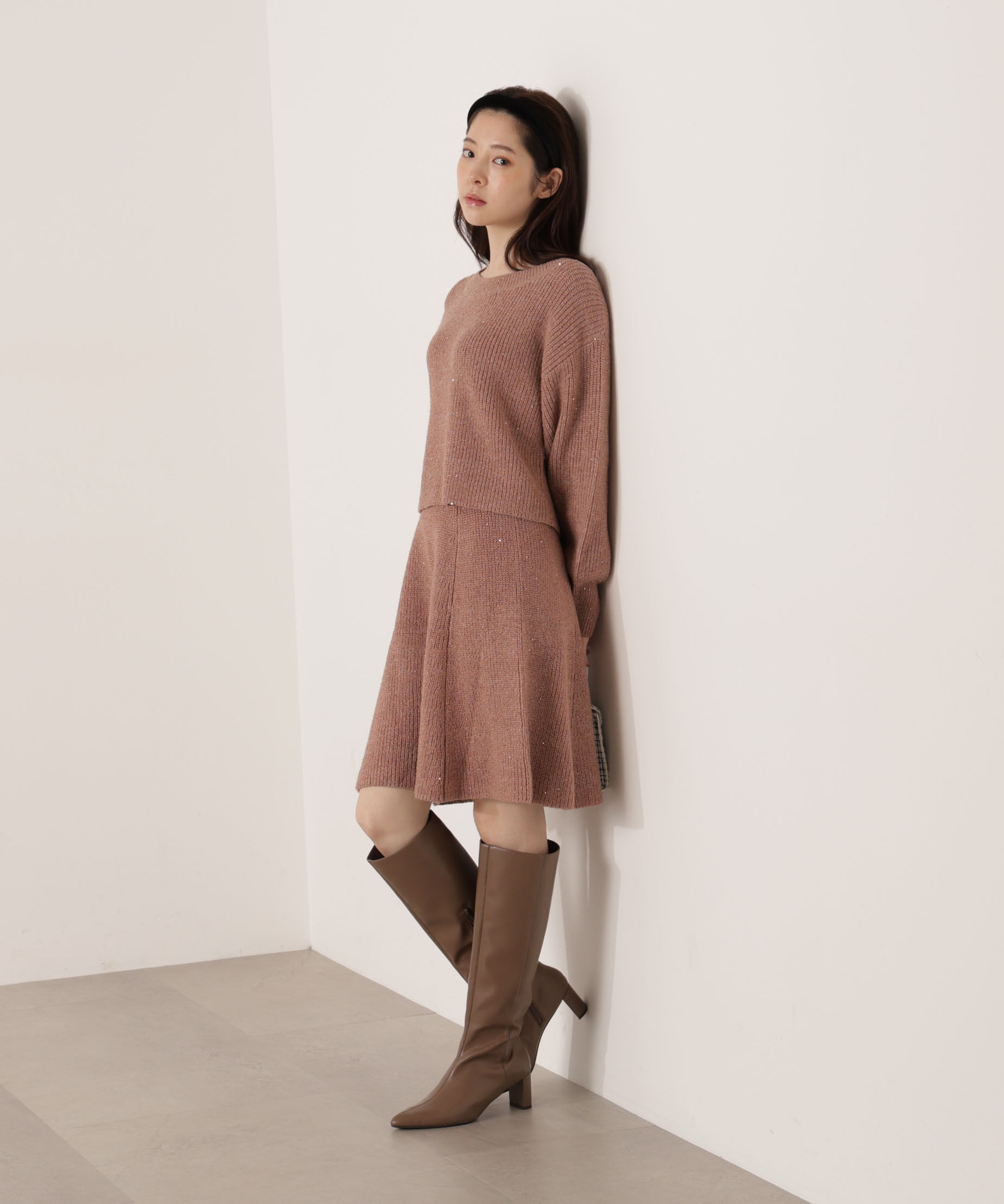 PROPORTION BODY DRESSING「片畦ミニSETUP  25AW」|ワンピース|