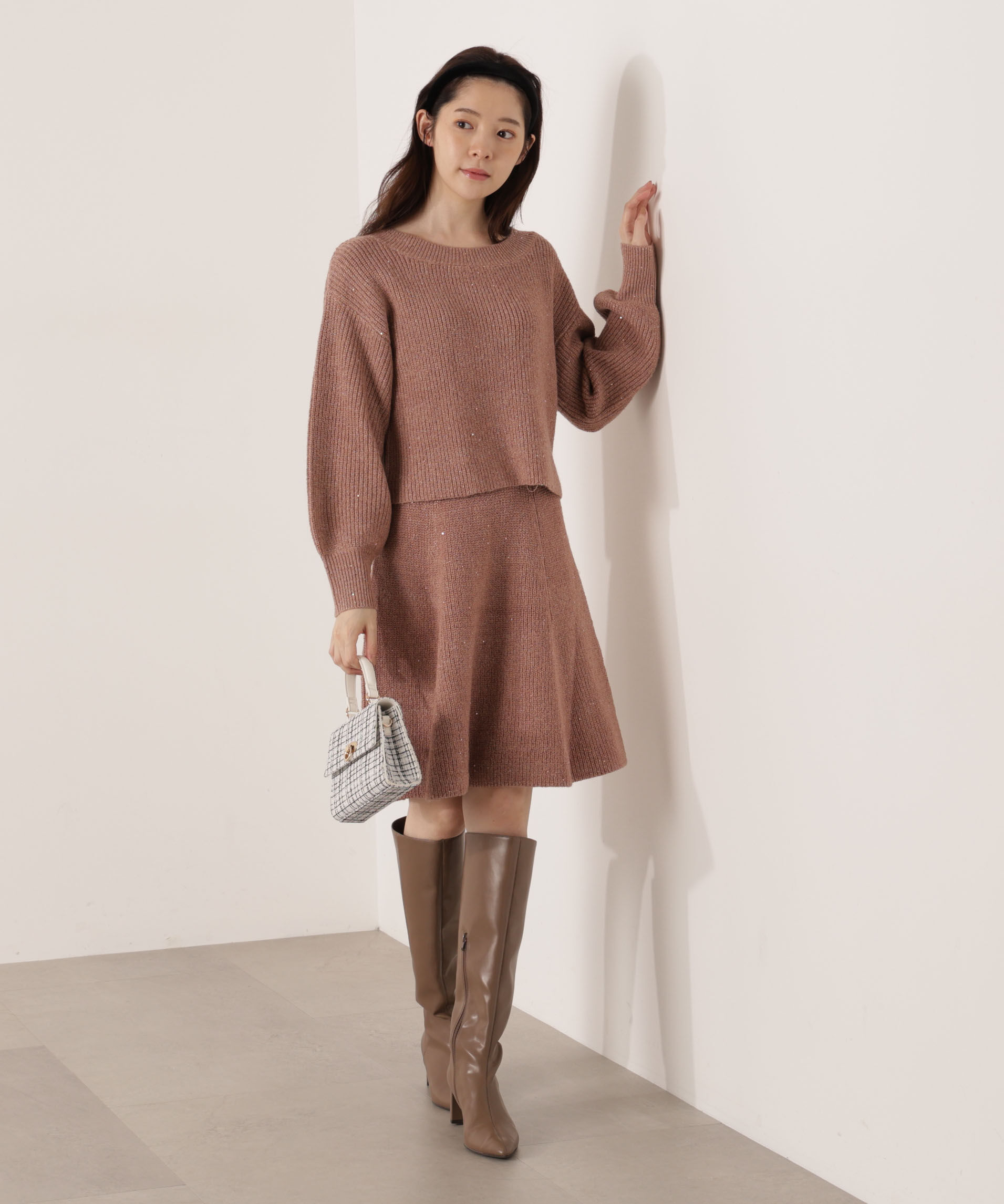 PROPORTION BODY DRESSING「片畦ミニSETUP  25AW」|ワンピース|