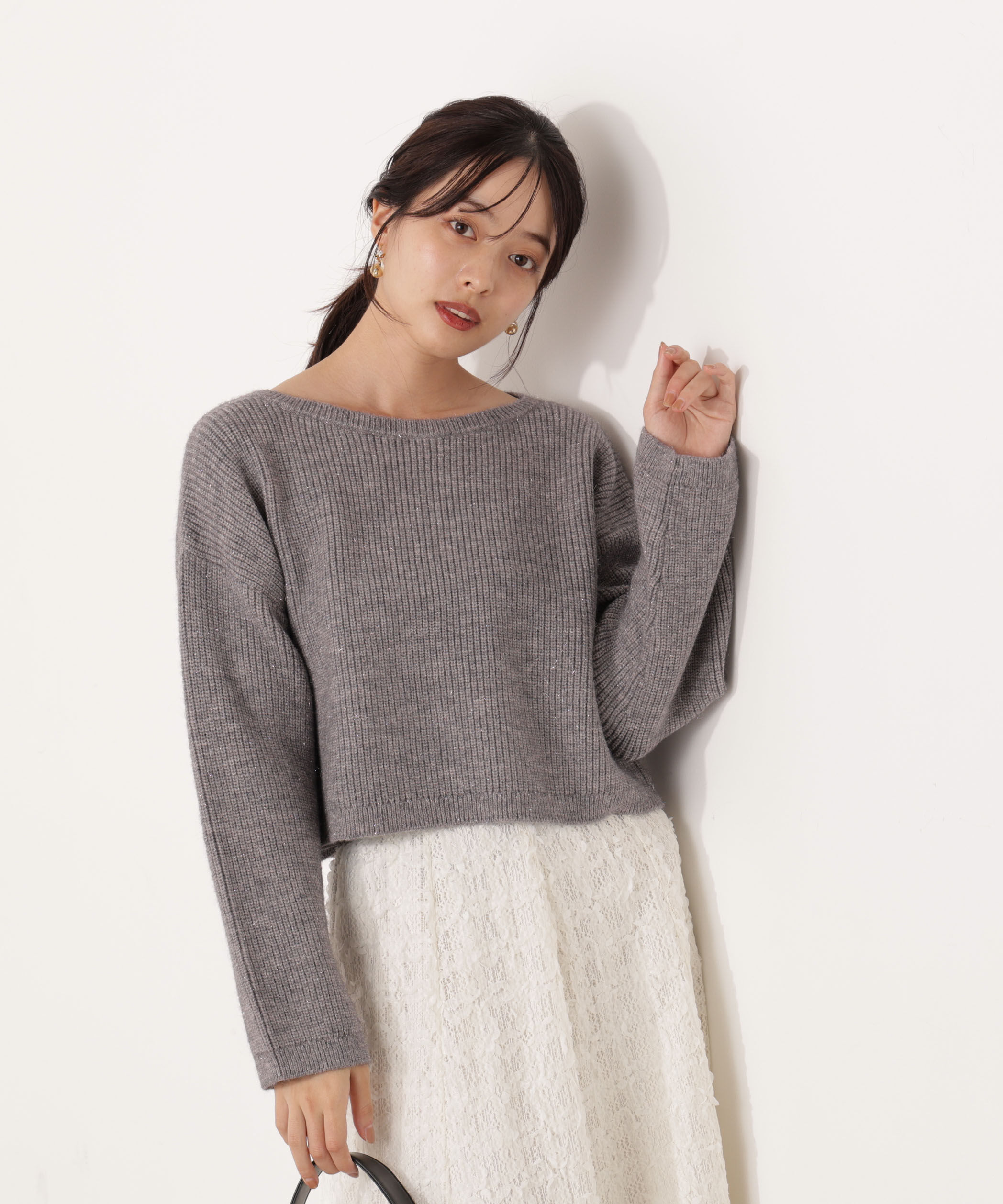 PROPORTION BODY DRESSING「アンジェリーナボックスニット  25AW 」|ニット・セーター|