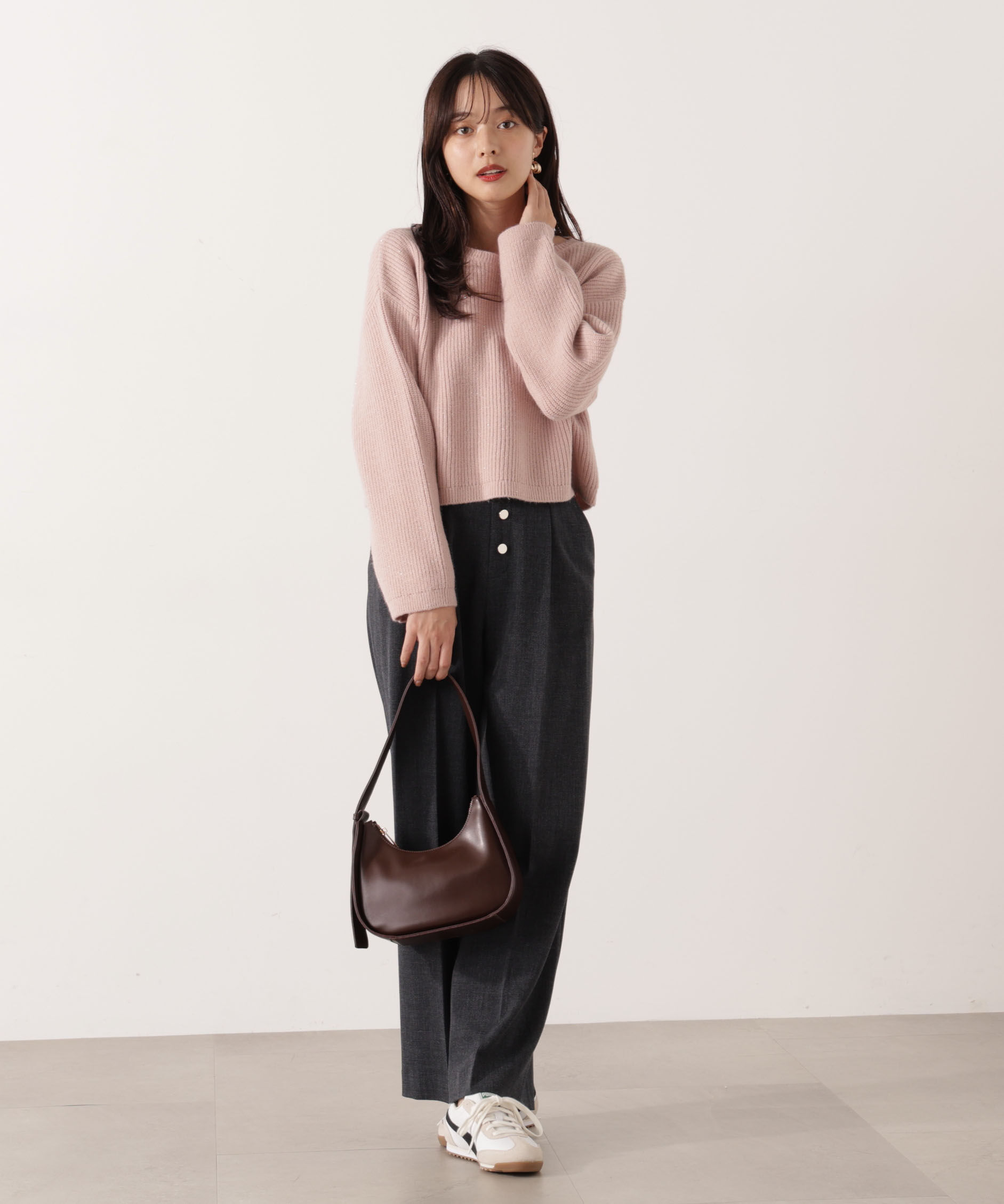 PROPORTION BODY DRESSING「アンジェリーナボックスニット  25AW 」|ニット・セーター|