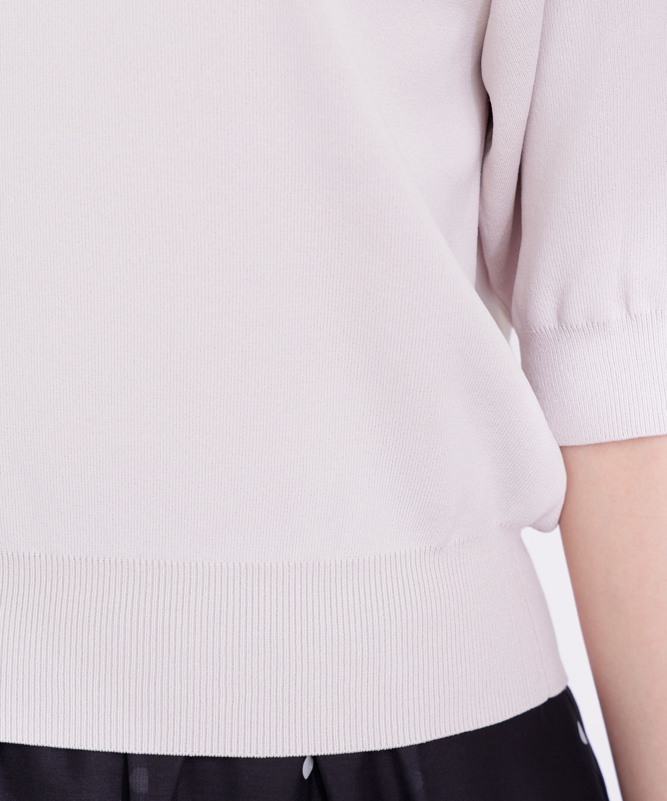 PROPORTION BODY DRESSING「5分袖ハートカットドルマンニット 26SS」|ニット・セーター|