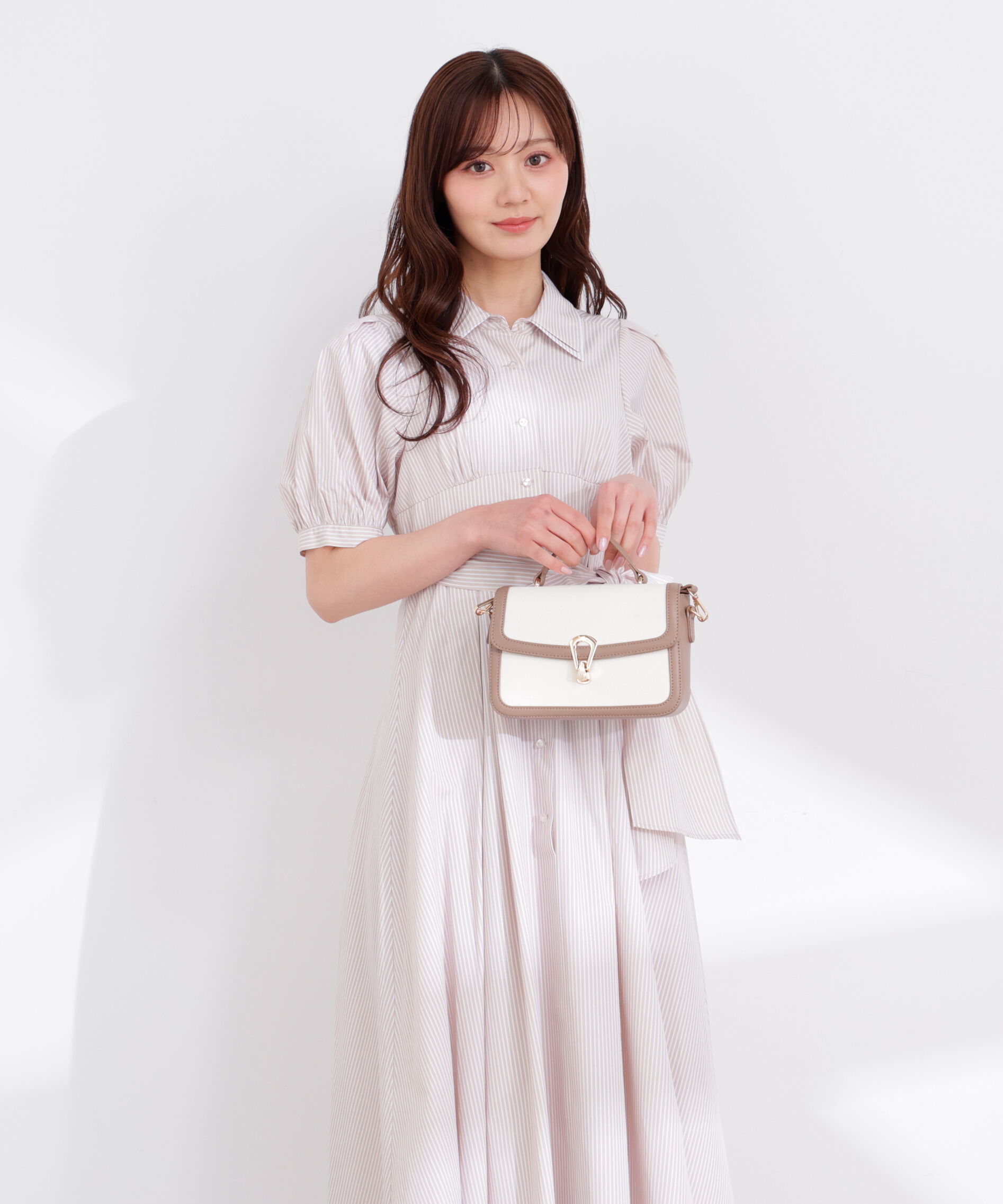 PROPORTION BODY DRESSING「レイヤードカラーシャツワンピース 26SS」|ワンピース|