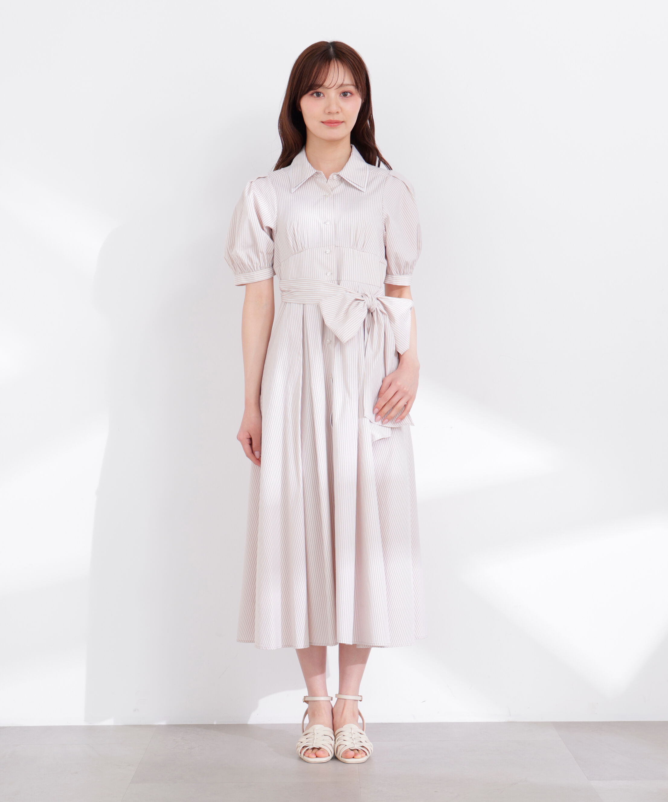 PROPORTION BODY DRESSING「レイヤードカラーシャツワンピース 26SS」|ワンピース|