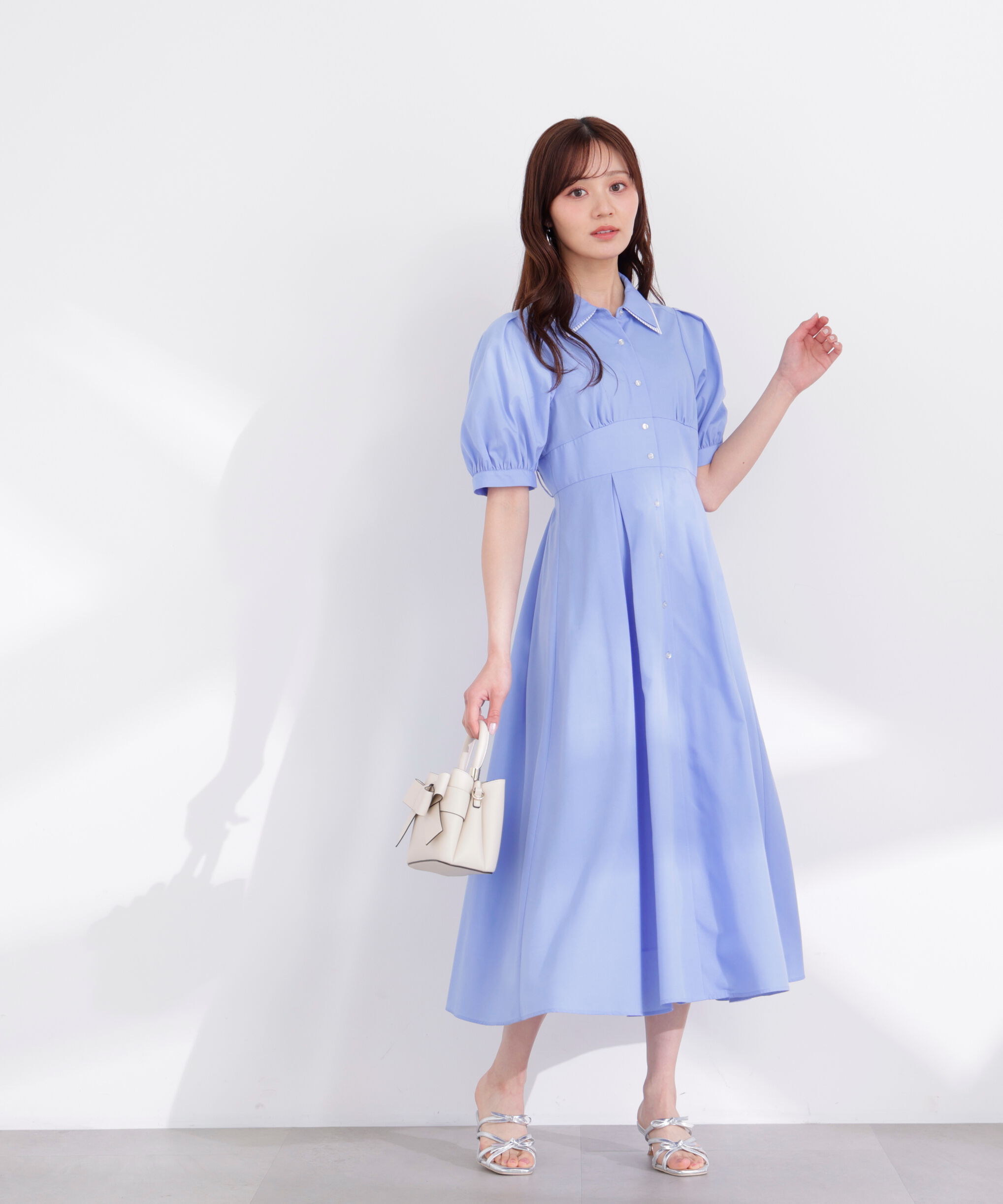 PROPORTION BODY DRESSING「レイヤードカラーシャツワンピース 26SS」|ワンピース|