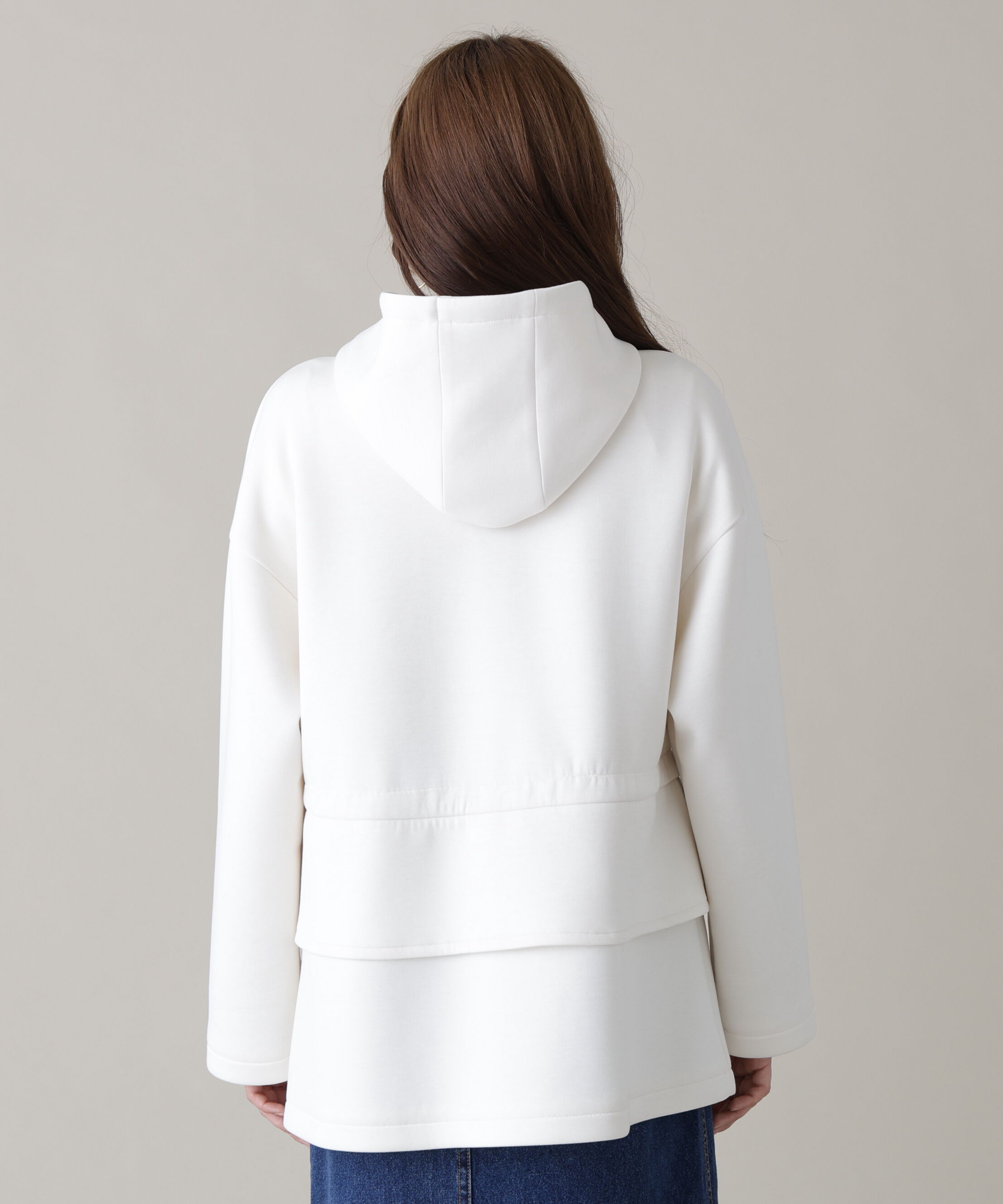  「ウエストフレアダンボールフーディー」|ブルゾン・スタジャン|