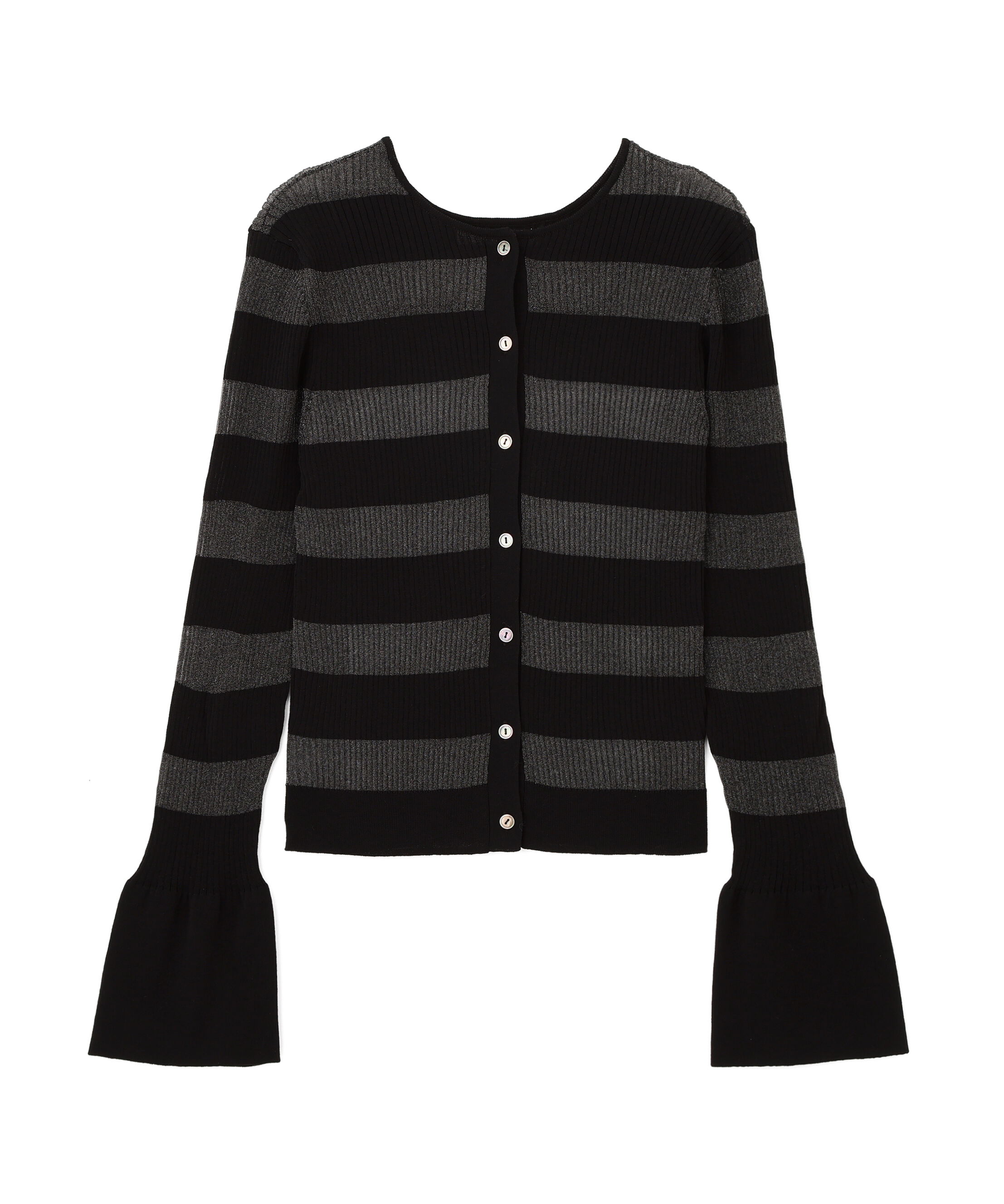  「［美香さん着用］リブシアーボーダーカーディガン」|その他|