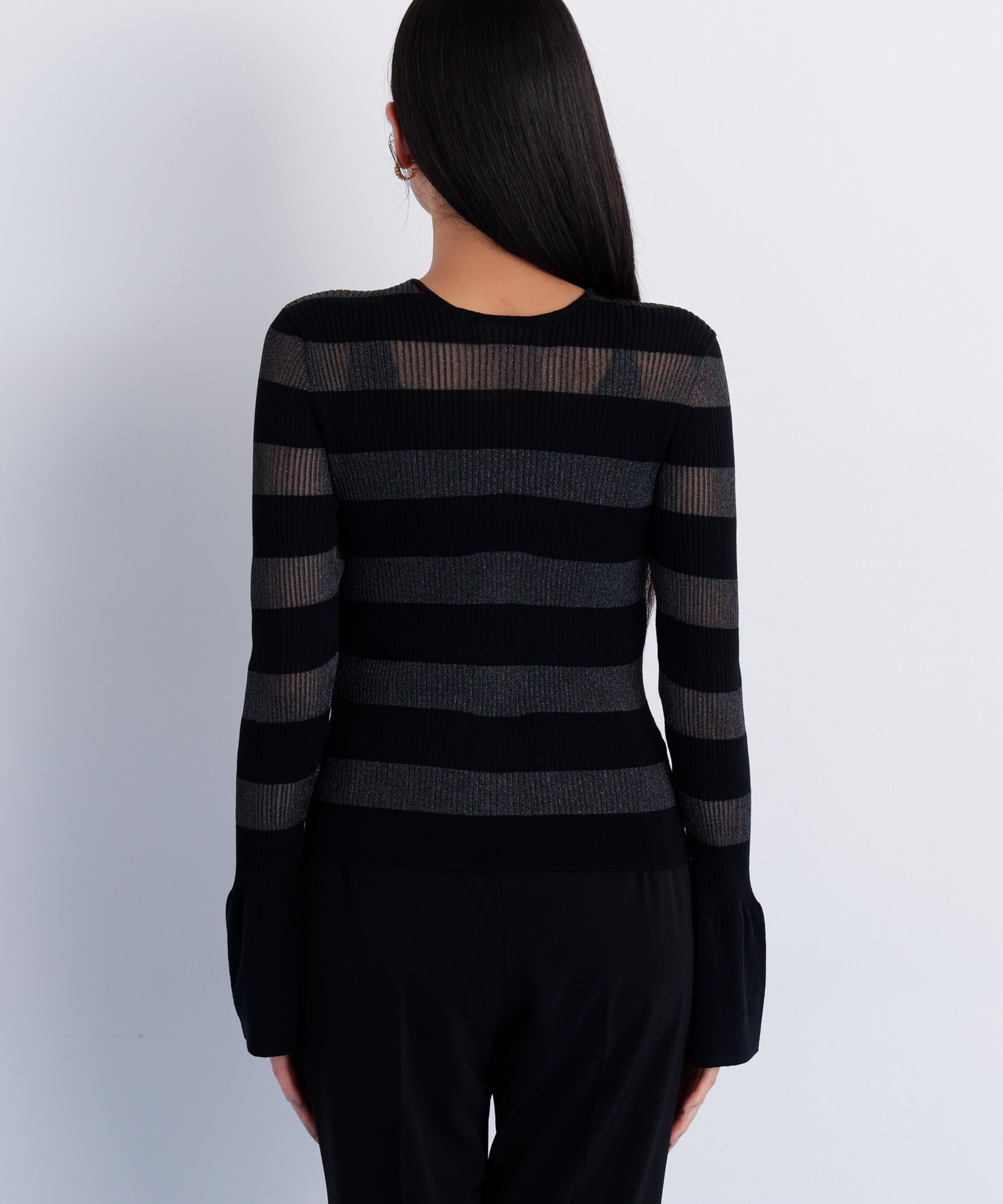  「［美香さん着用］リブシアーボーダーカーディガン」|その他|