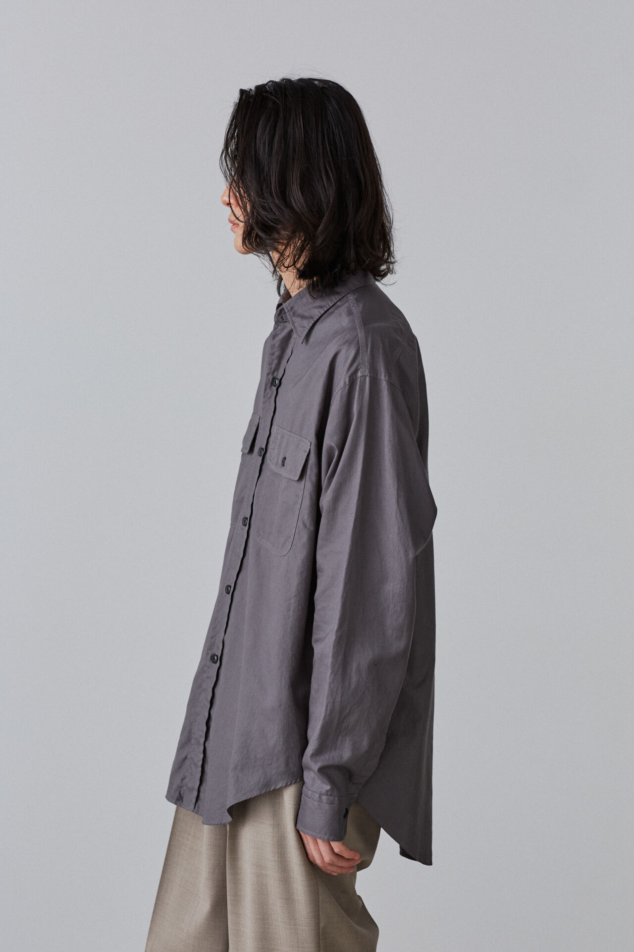 YLEVE 「ＣＯＴＴＯＮ　ＶＩＹＥＬＬＡ　ＷＯＲＫ　ＳＨ」|シャツ・ブラウス|