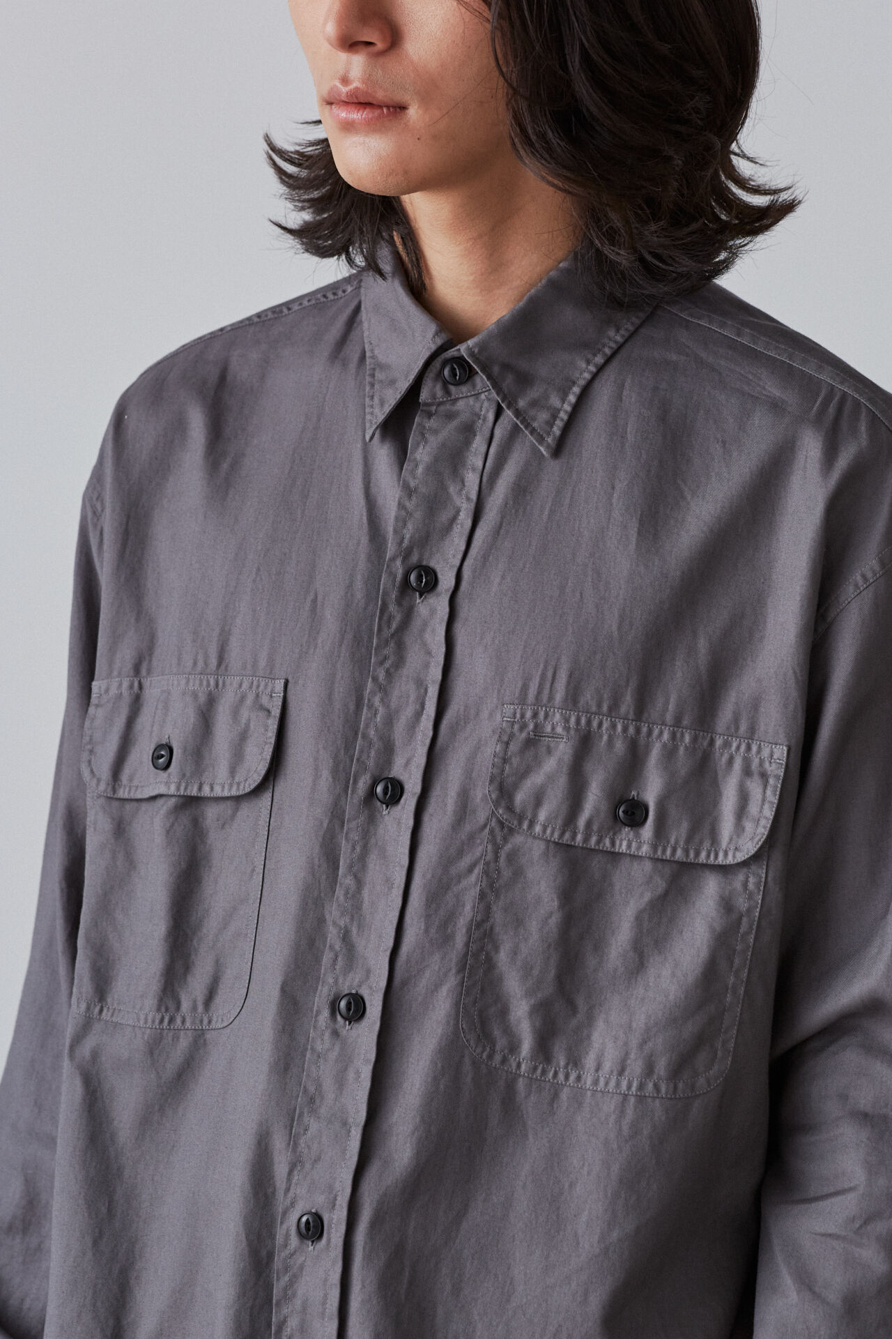 YLEVE 「ＣＯＴＴＯＮ　ＶＩＹＥＬＬＡ　ＷＯＲＫ　ＳＨ」|シャツ・ブラウス|