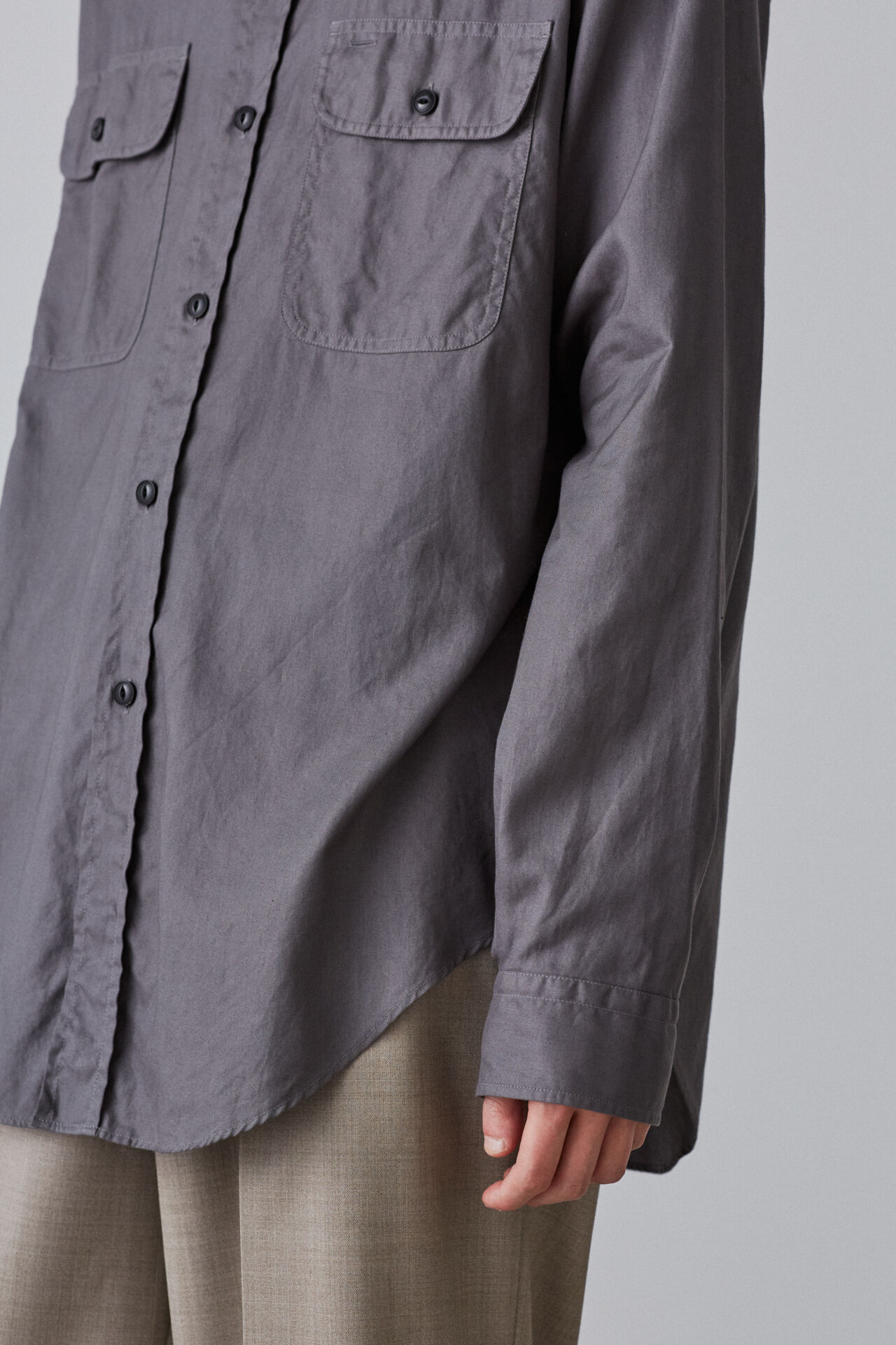 YLEVE 「ＣＯＴＴＯＮ　ＶＩＹＥＬＬＡ　ＷＯＲＫ　ＳＨ」|シャツ・ブラウス|