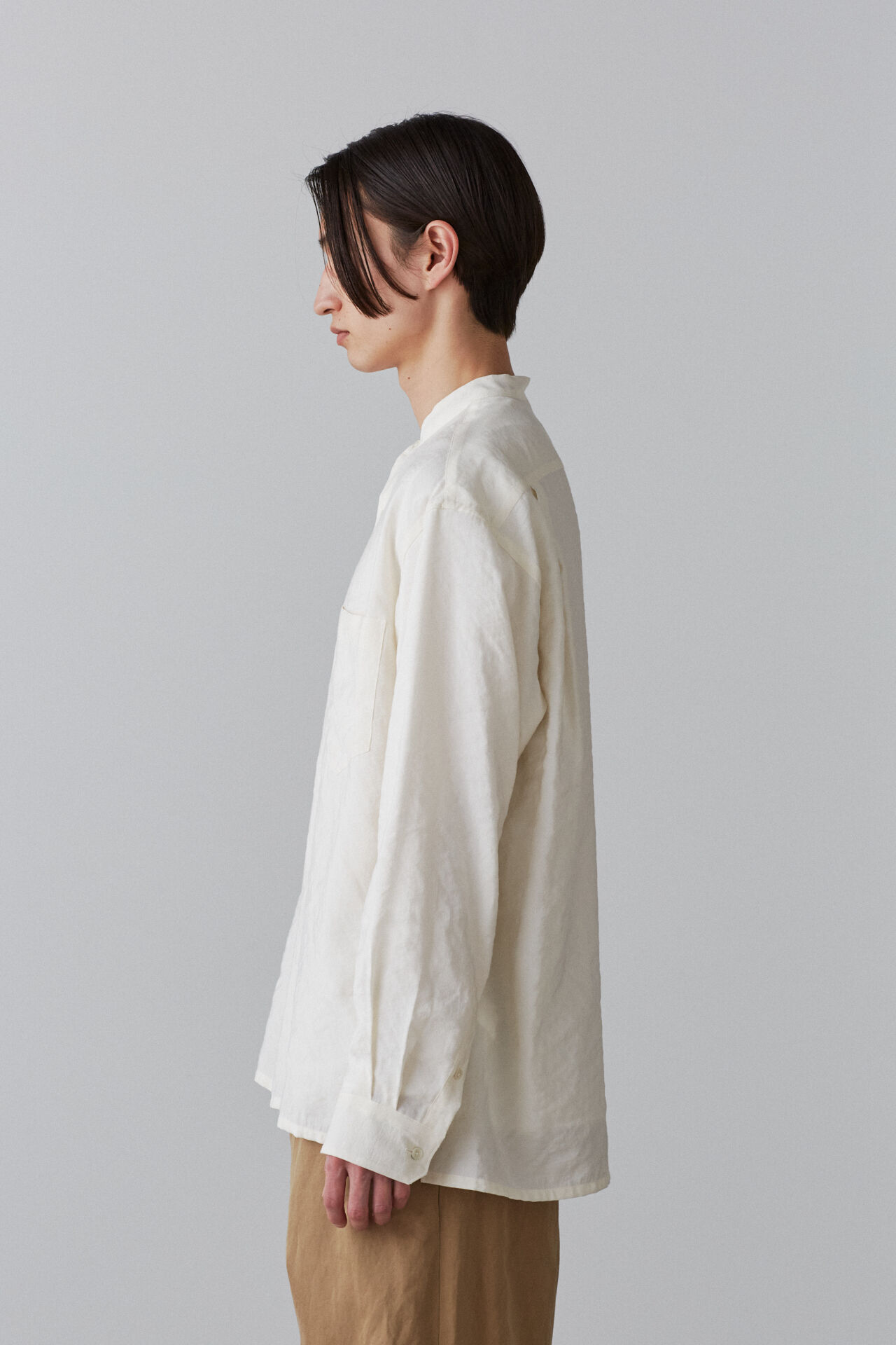 YLEVE 「ＲＡＹＯＮ　ＰＯＬＹＥＳＴＥＲ　ＢＲＯＡＤ　ＳＨ」|シャツ・ブラウス|