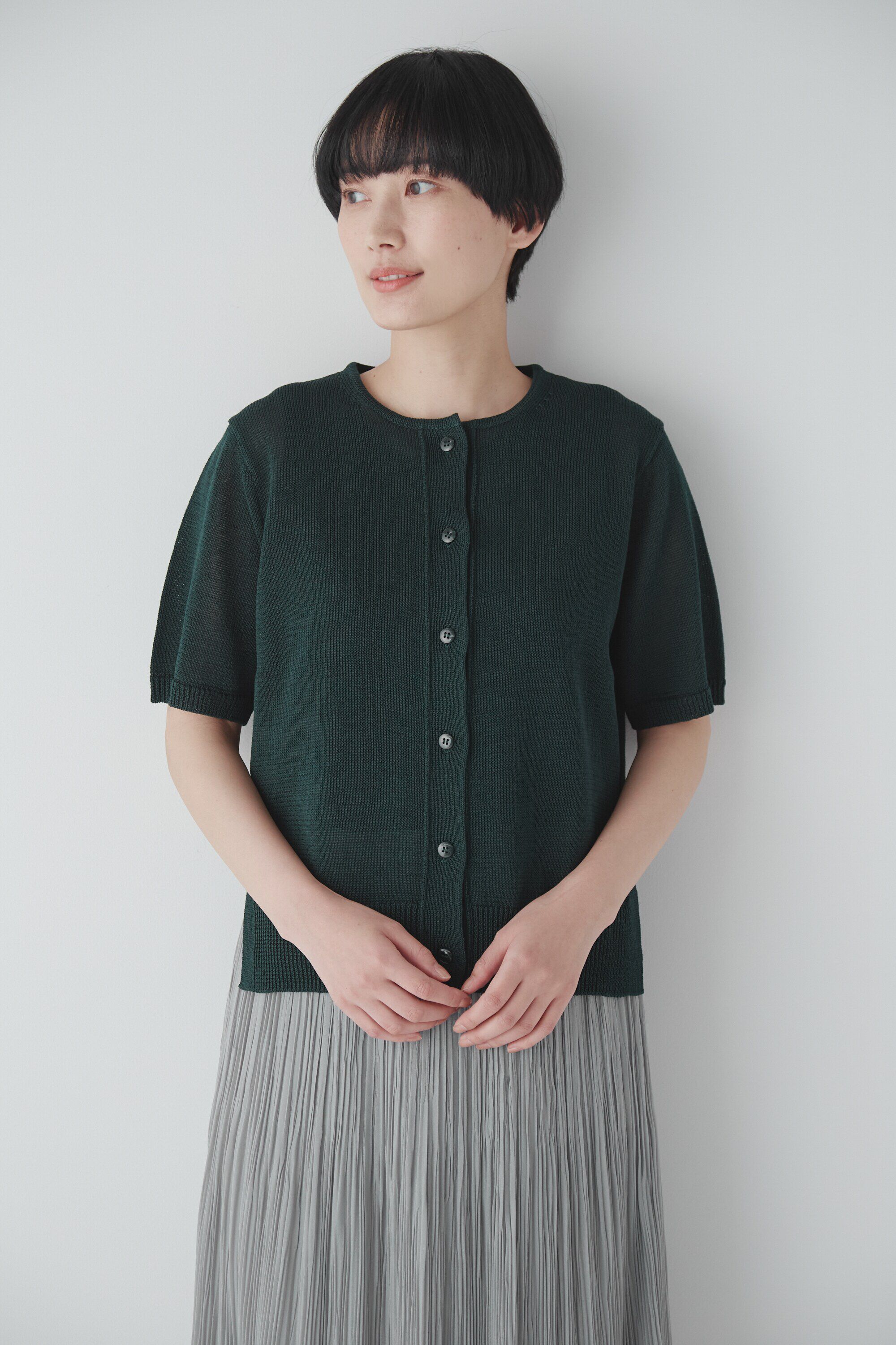  「◆ミドルゲージギマカーディガン」|ニット・セーター|