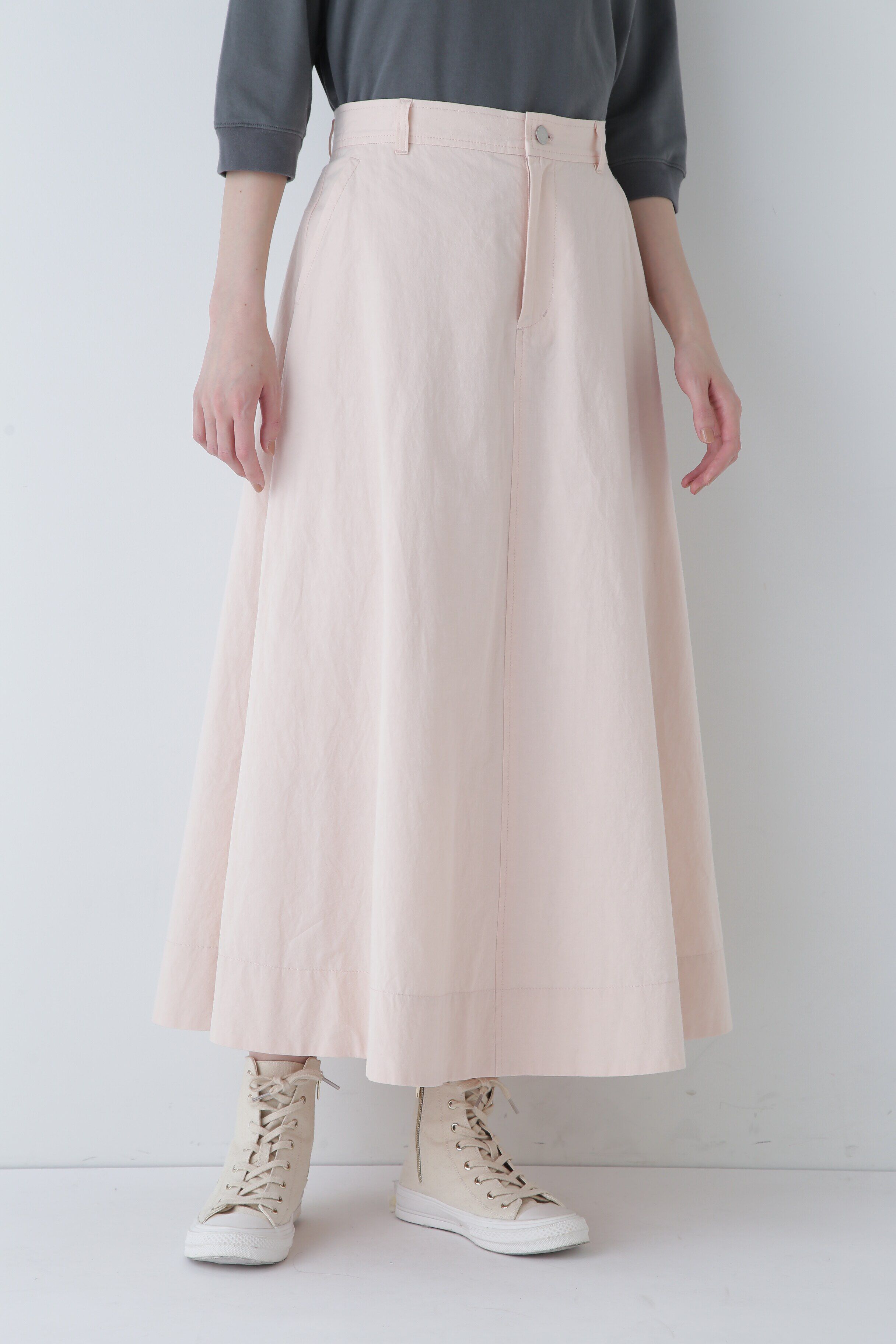  「◆近江晒フレアスカート」|スカート|