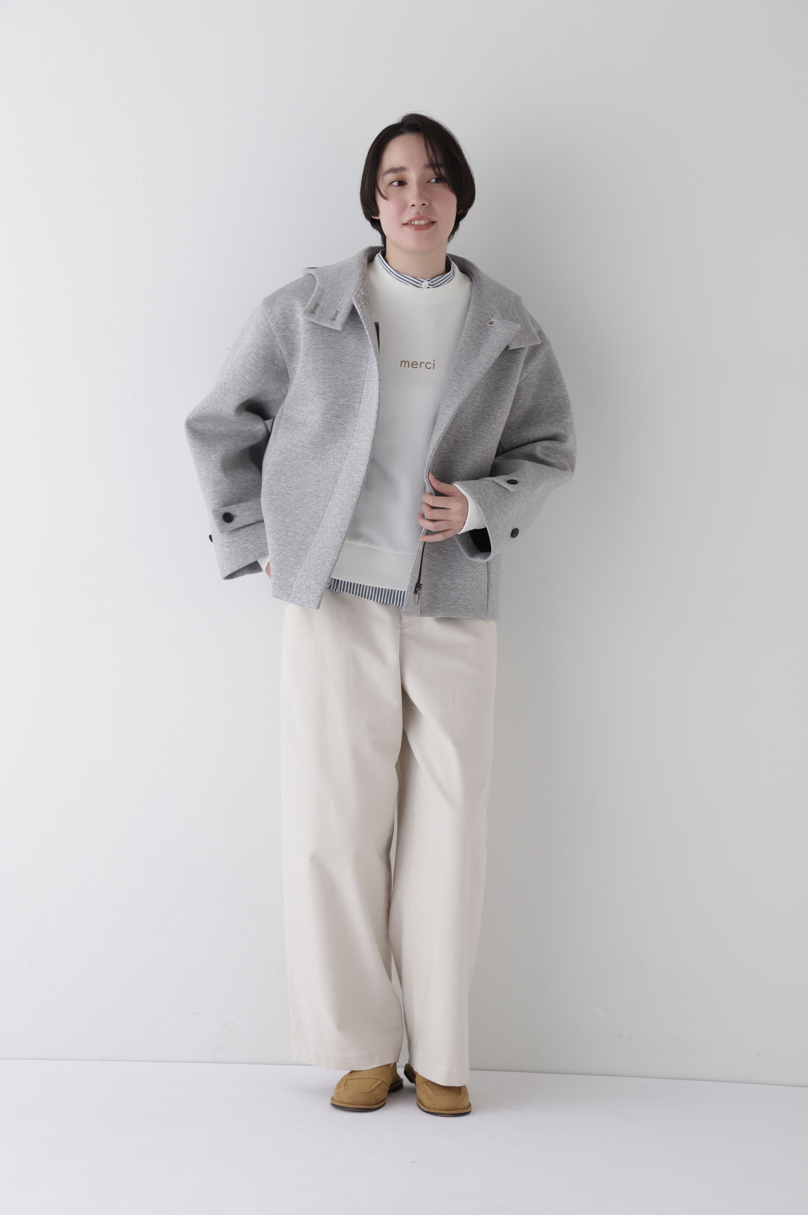  「◆ストレッチエアリードットコードセミワイドバレルパンツ」|その他|