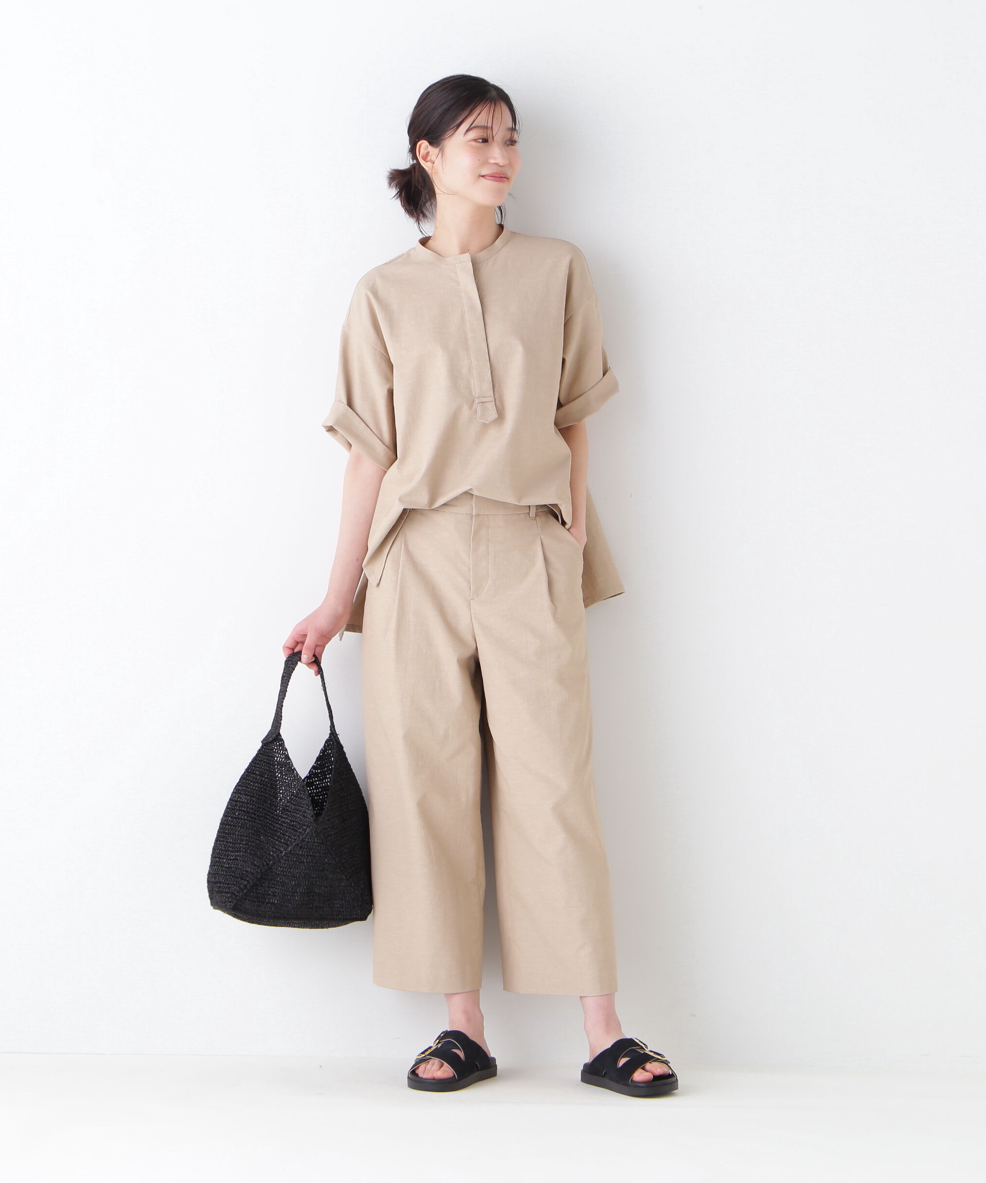  「◆クールマックス混オーバーブラウス」|シャツ・ブラウス|