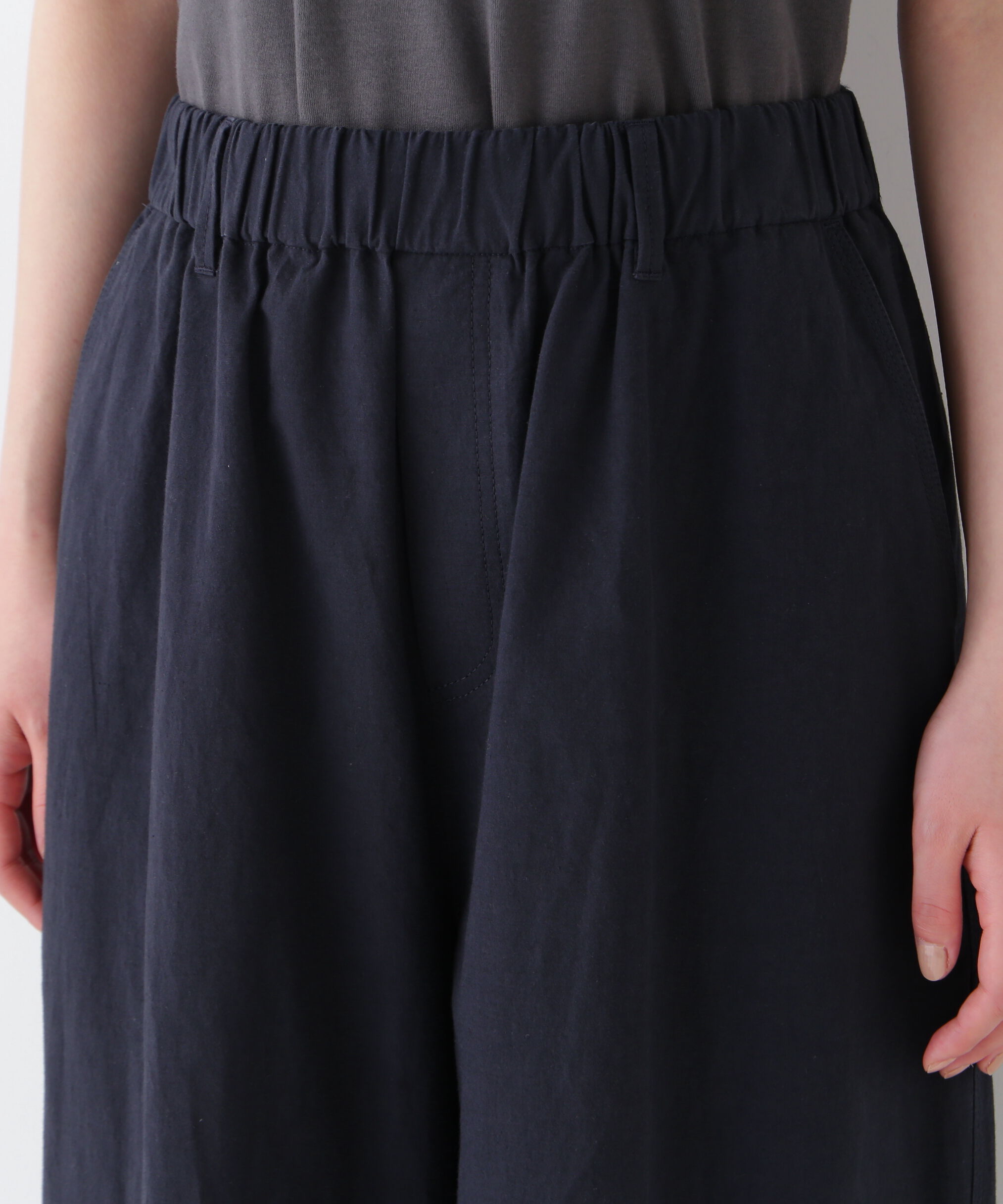  「◆コットンリネンウェザー近江晒シェフパンツ」|その他|