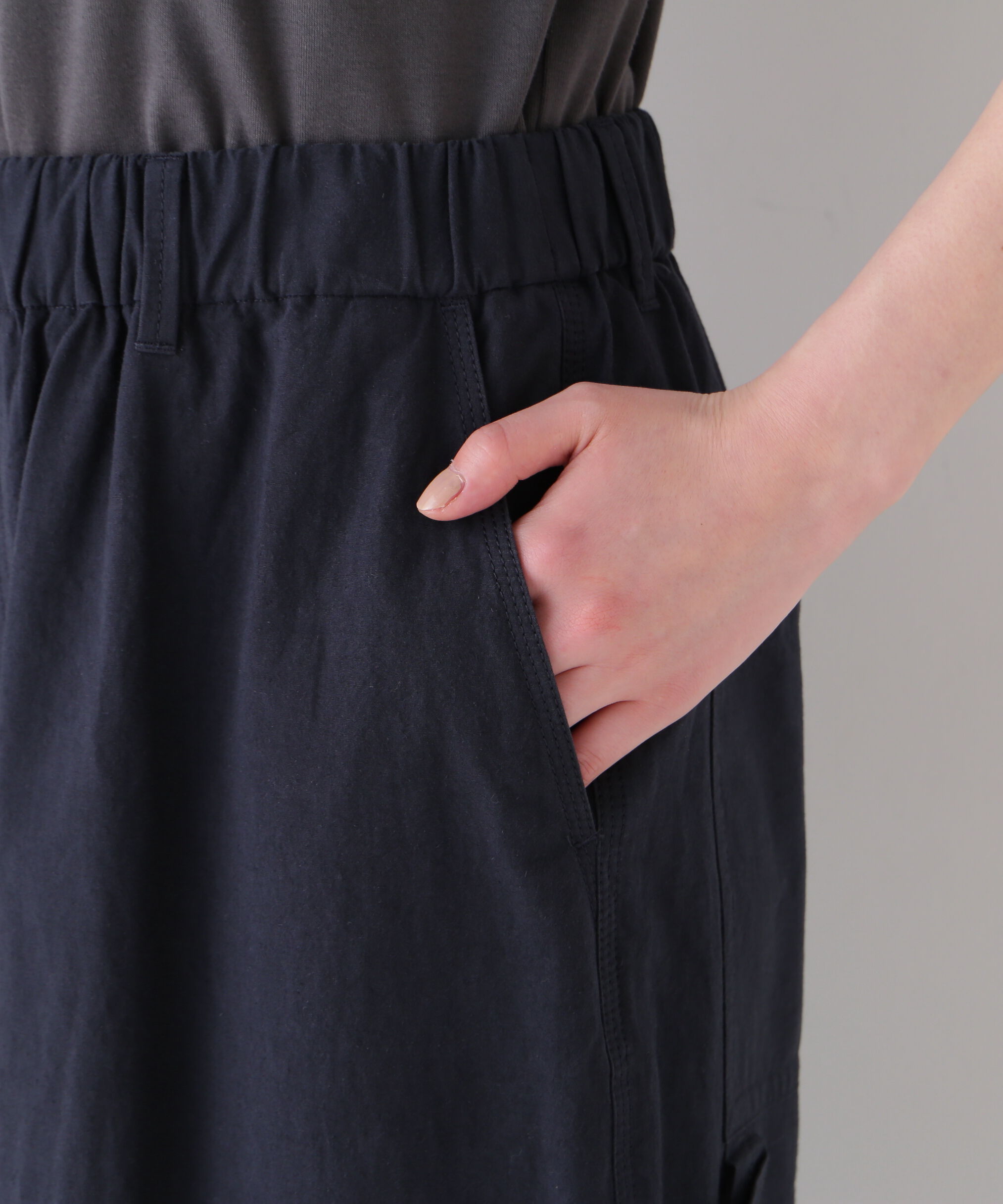  「◆コットンリネンウェザー近江晒シェフパンツ」|その他|