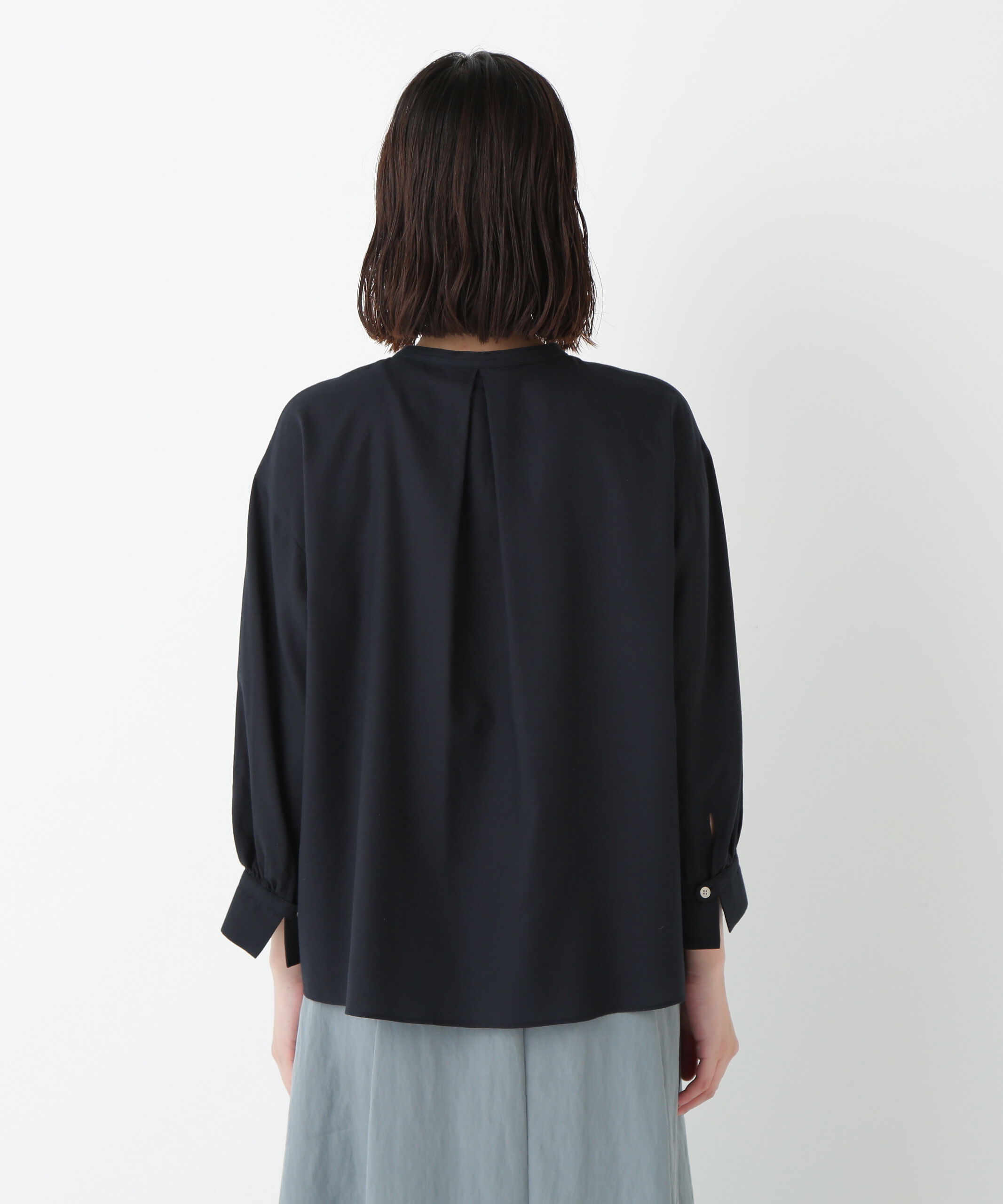  「◆綿シルクスキッパーブラウス」|シャツ・ブラウス|