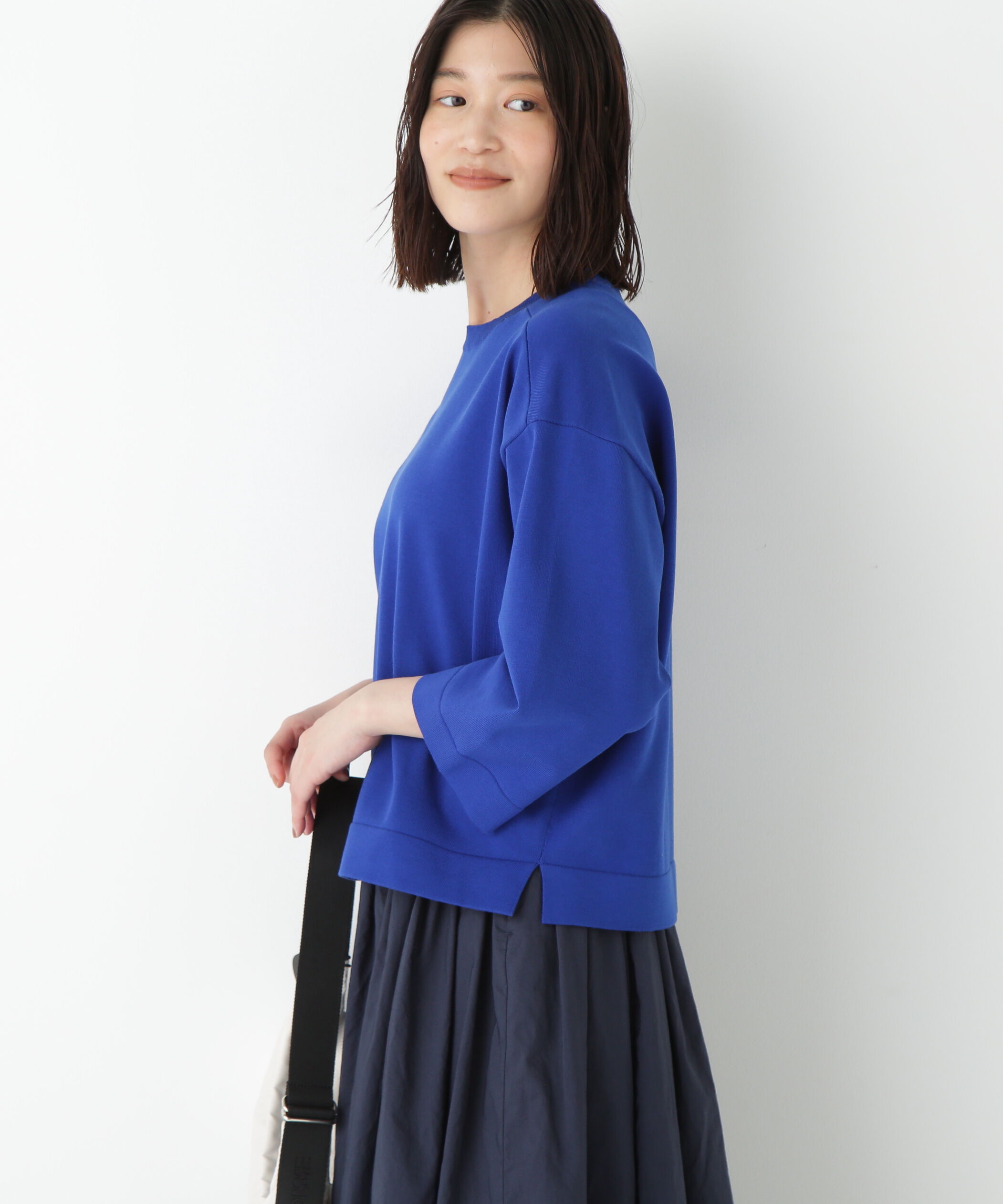  「◆オーガニックコットン混プレーティングプルオーバー」|ニット・セーター|